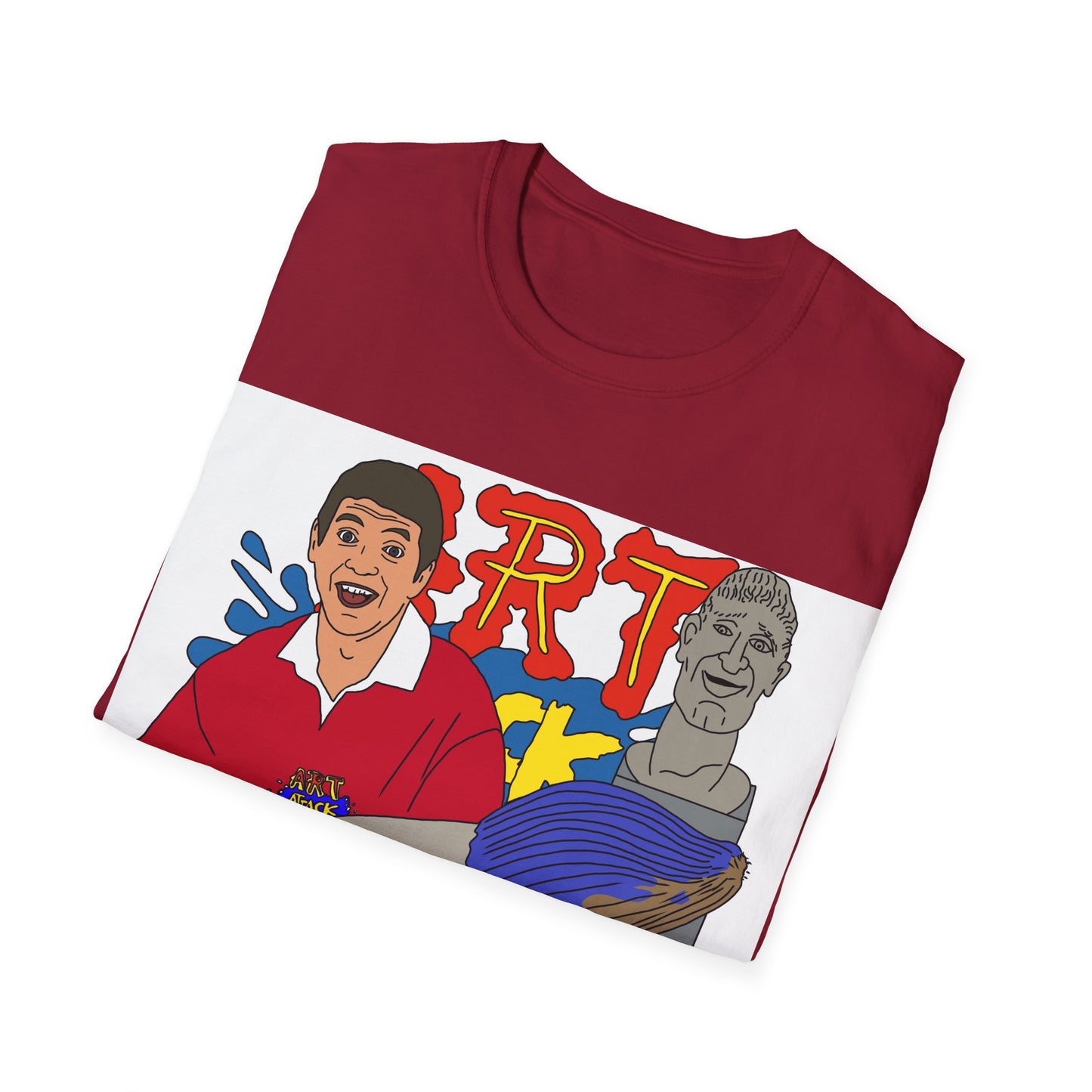 Art Attack 90s T-Shirt — Funny Graphic Tee
