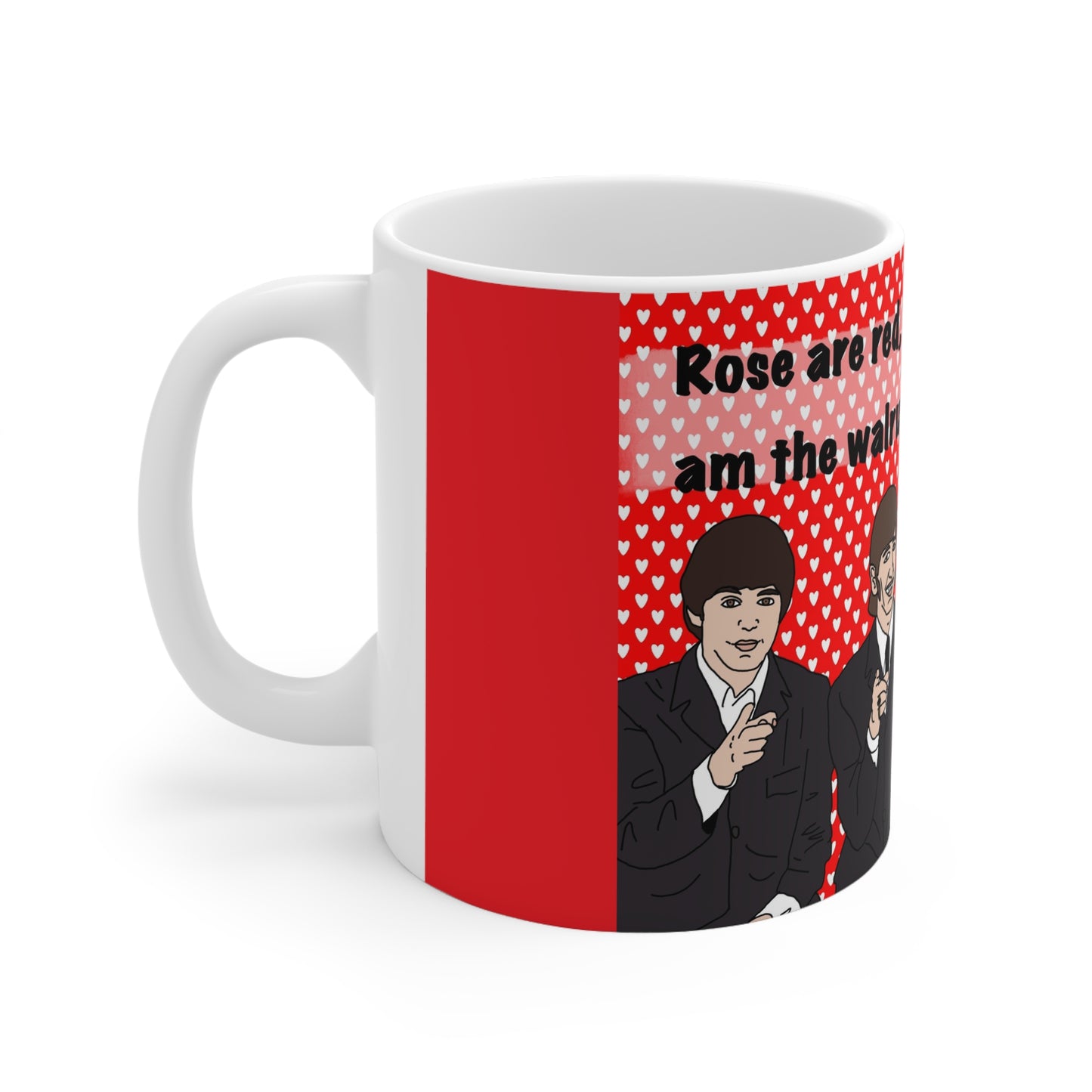 Beatles "I Am the Walrus" Valentine Mug