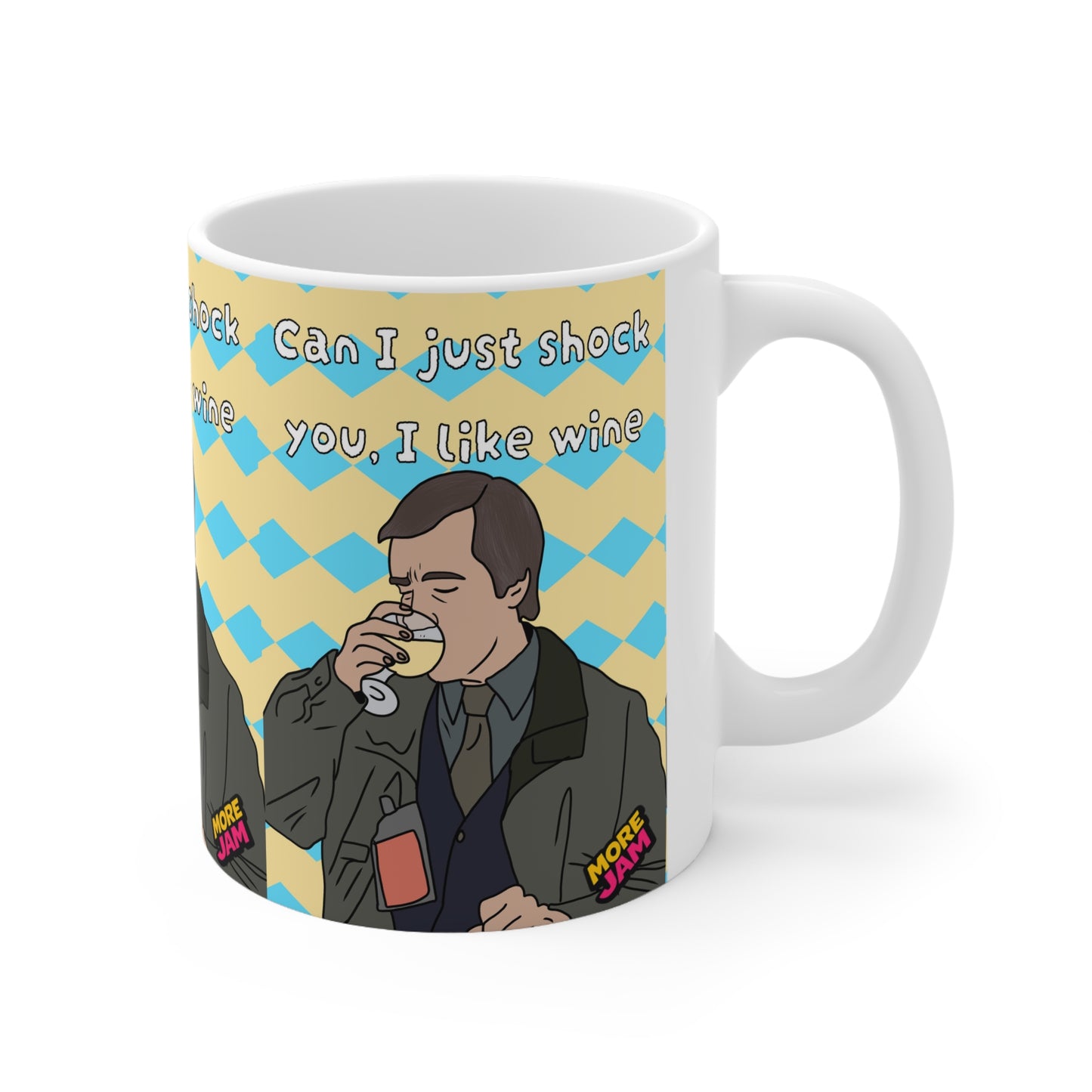 Alan Partridge | Can I Just Shock You Mug | More Jam
