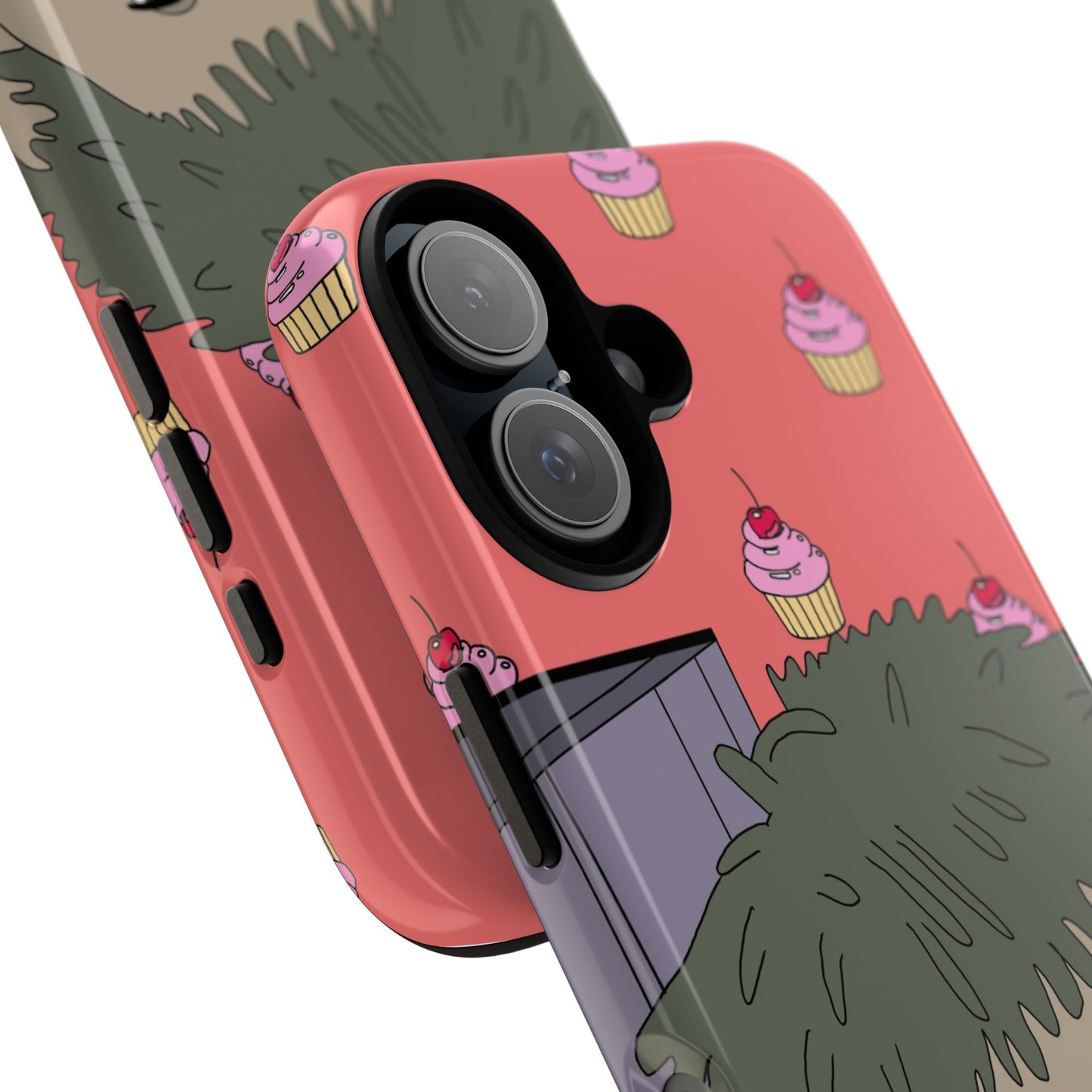 Cute Cupcake Tiny Phone Case — Whimsical Retro Character Protective Cover