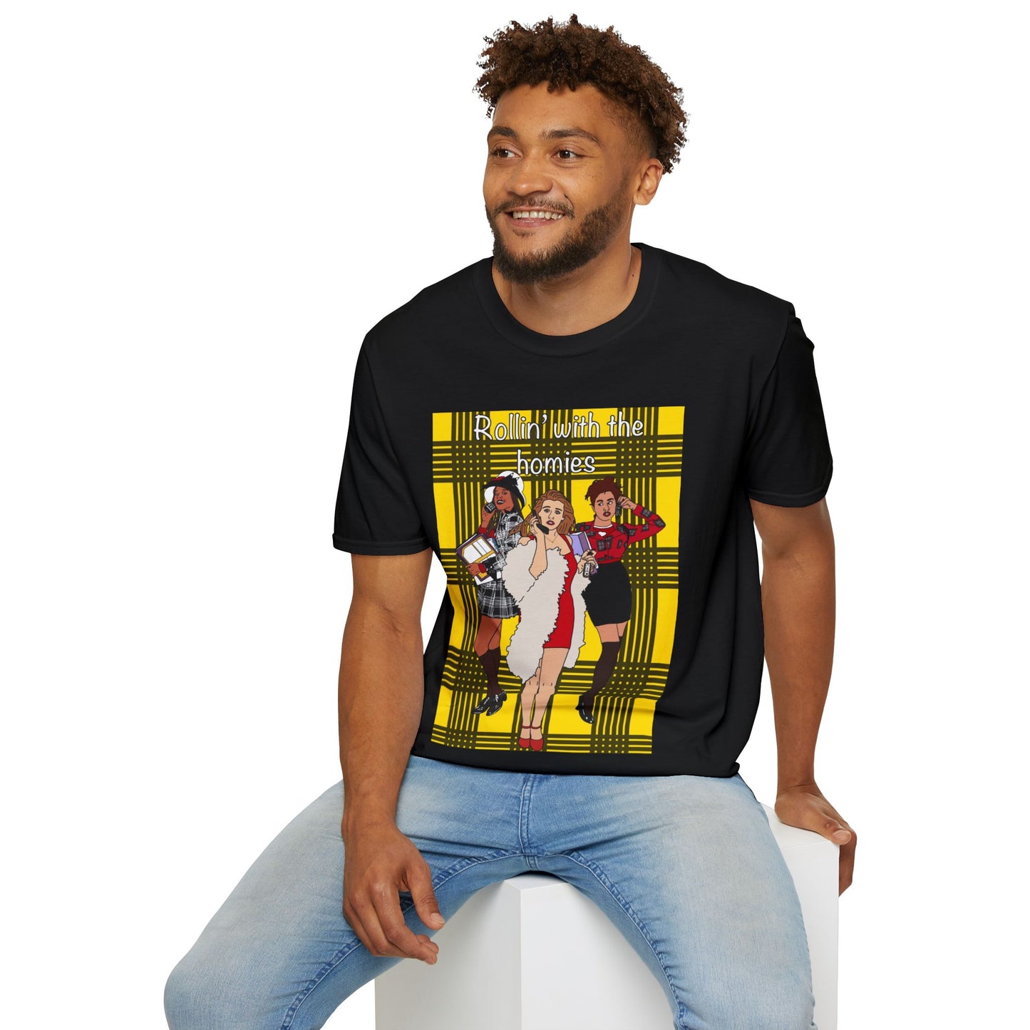 90s Clueless Graphic T-Shirt — ‘Clueless’ Plaid Inspired Retro Femme Tee
