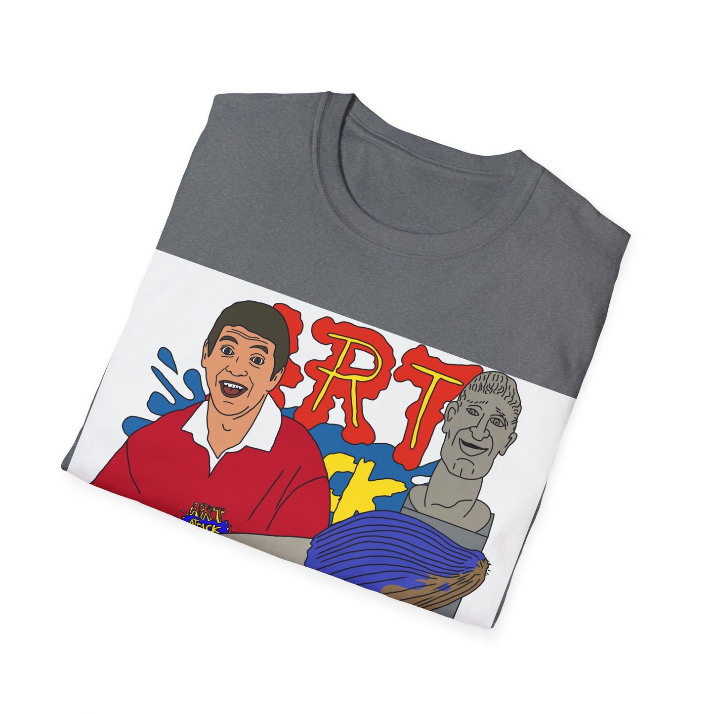 Art Attack 90s T-Shirt — Funny Graphic Tee
