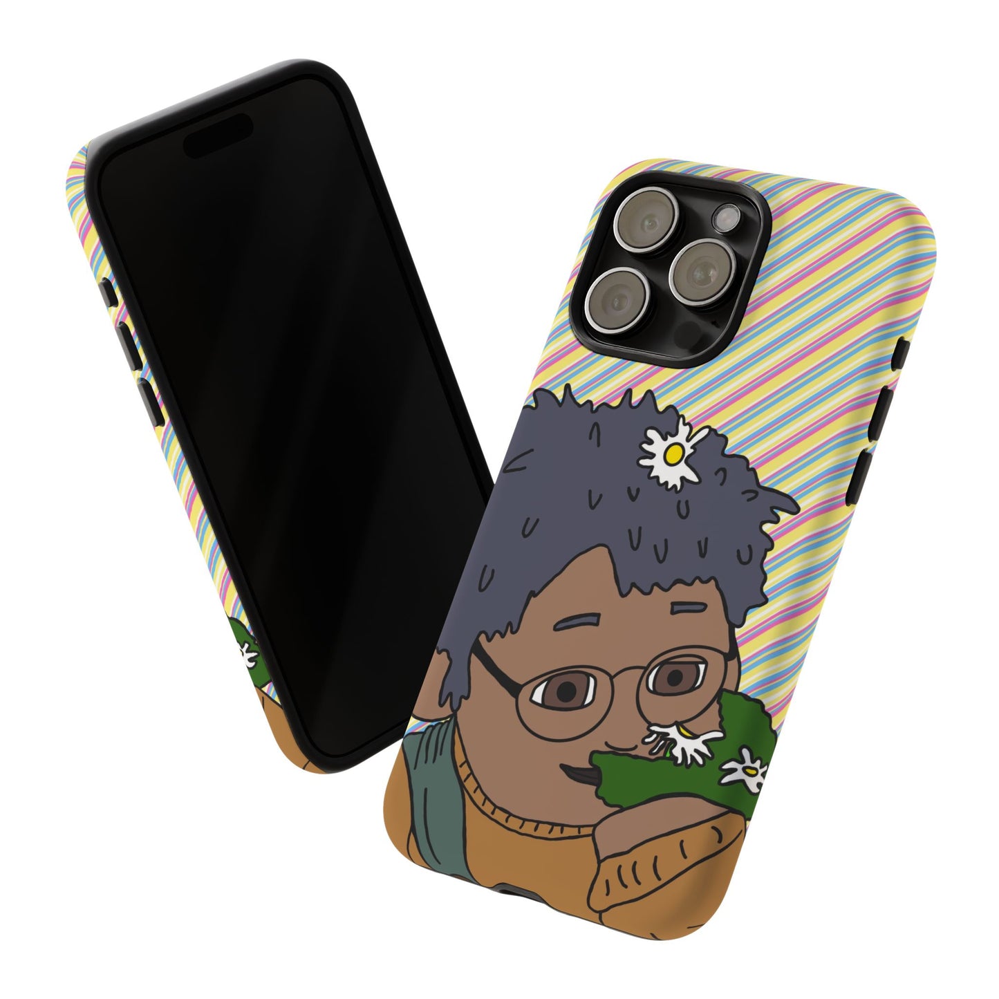 Cute Flowers Tom Phone Case —