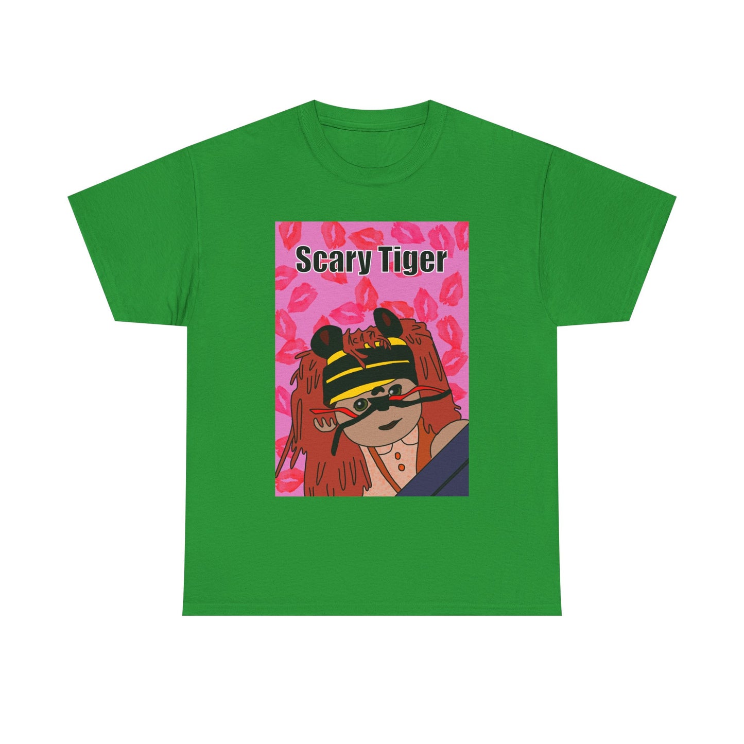 Limited Edition Valentines Day Scary Tiger Graphic Tee