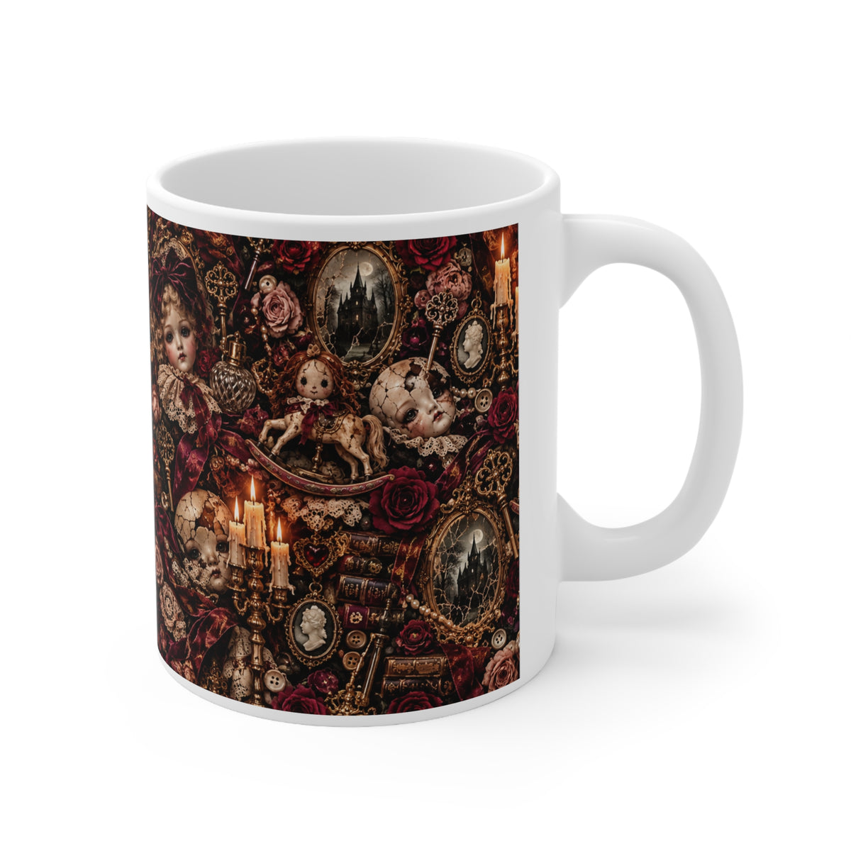Victorian Doll | Gothic Pattern Mug | More Jam