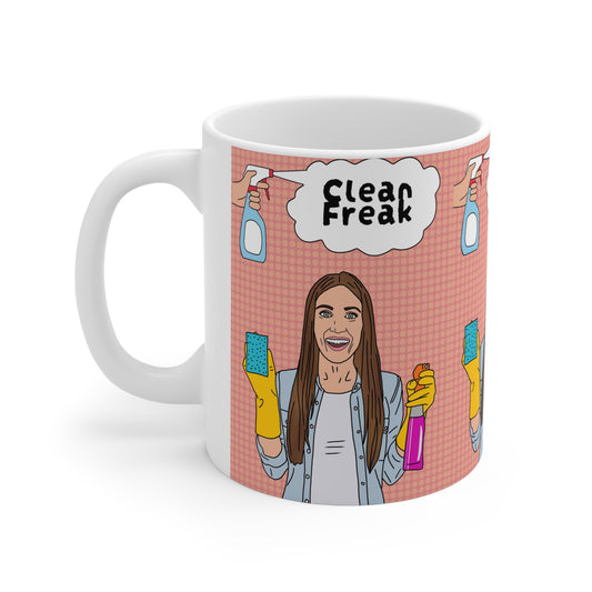 Clean Freak | Funny Mug | More Jam