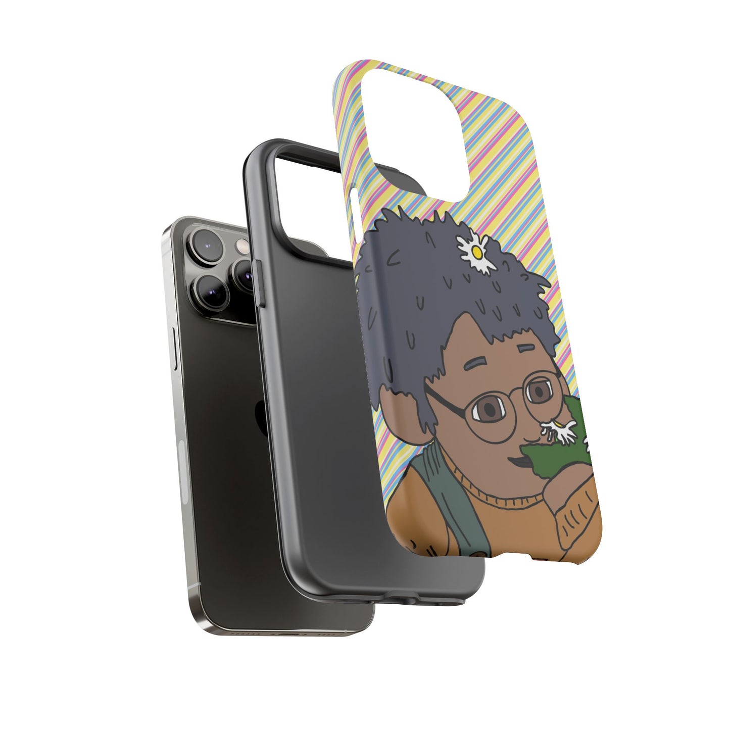 Cute Flowers Tom Phone Case —