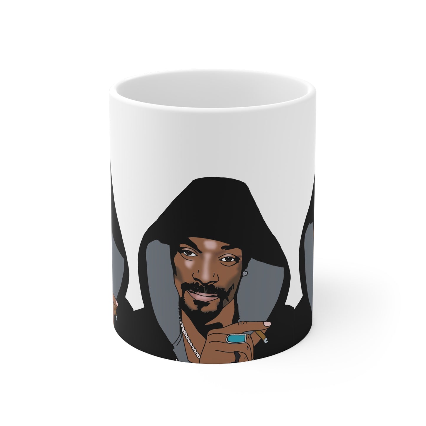 Hooded Snoop Ceramic Coffee Mug — 11oz/15oz
