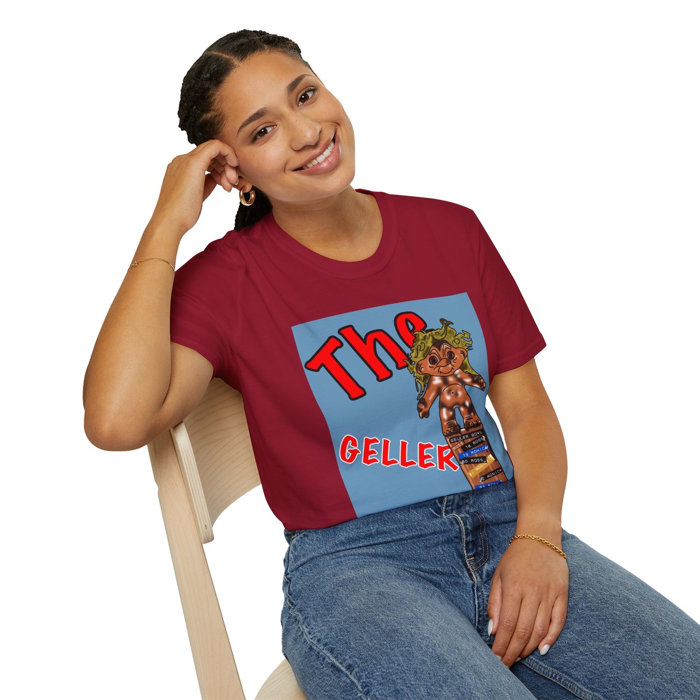 Friends TV Show Geller Cup T-Shirt — Retro Trophy Graphic Tee
