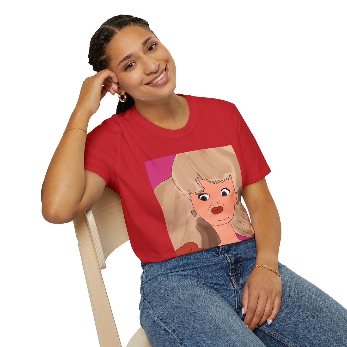 Ewww Retro Pop Art Doll Portrait T-Shirt