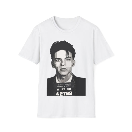 Frank Sinatra Mugshot Portrait Graphic T-Shirt