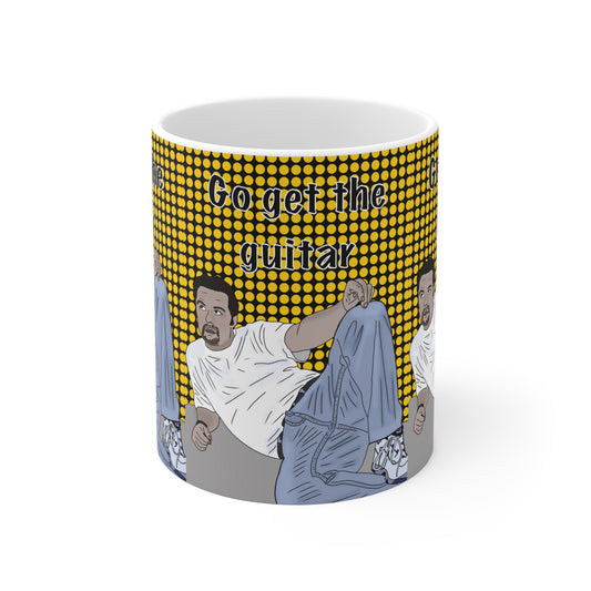 David Brent "Get The Guitar" Ceramic Coffee Mug — The Office Inspired