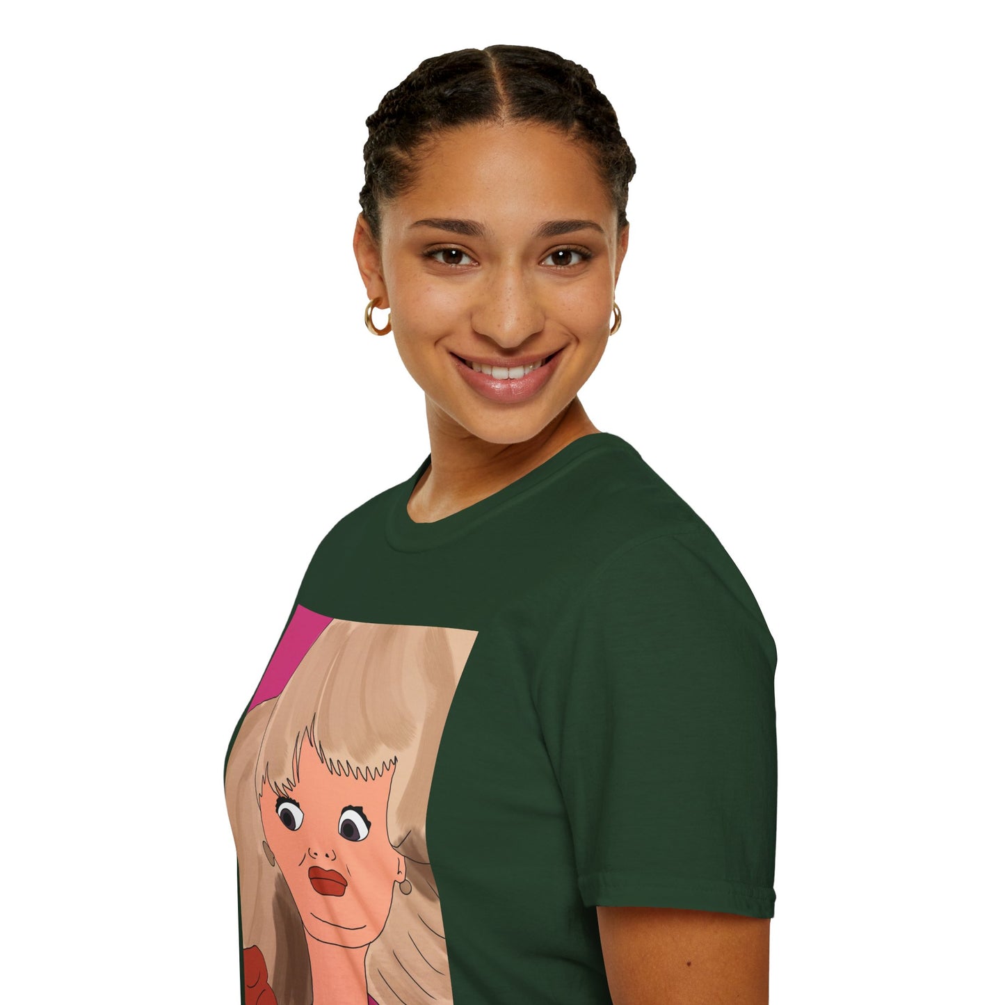 Ewww Retro Pop Art Doll Portrait T-Shirt