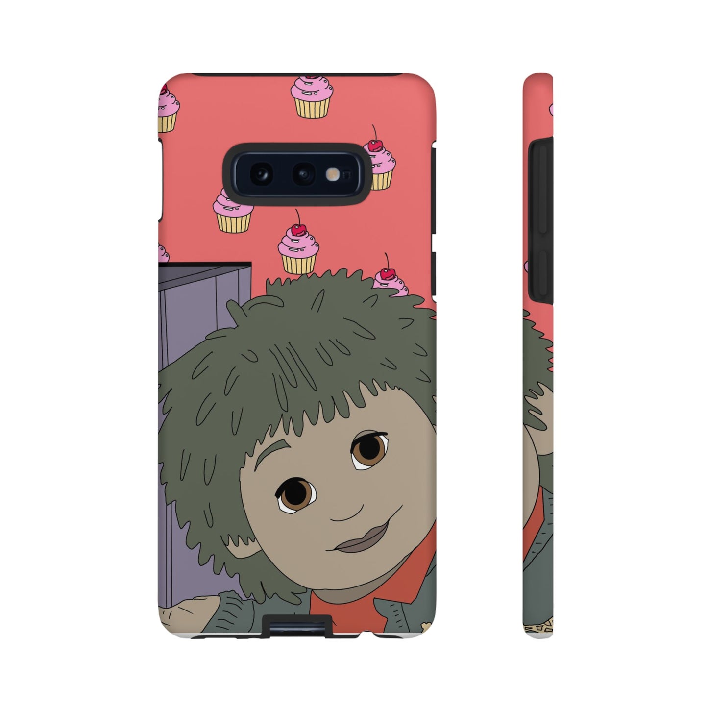 Cute Cupcake Tiny Phone Case — Whimsical Retro Character Protective Cover