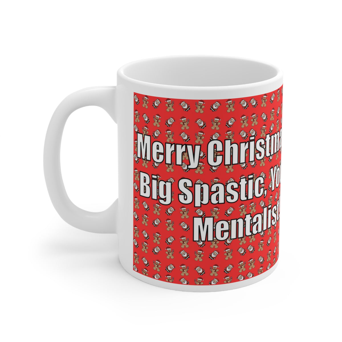 Alan Partridge You Big Spastic | Christmas Mug | More Jam