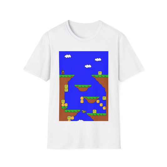 Alex The Kid Retro Pixel Platformer T-Shirt — Vintage Video Game Level Design Tee