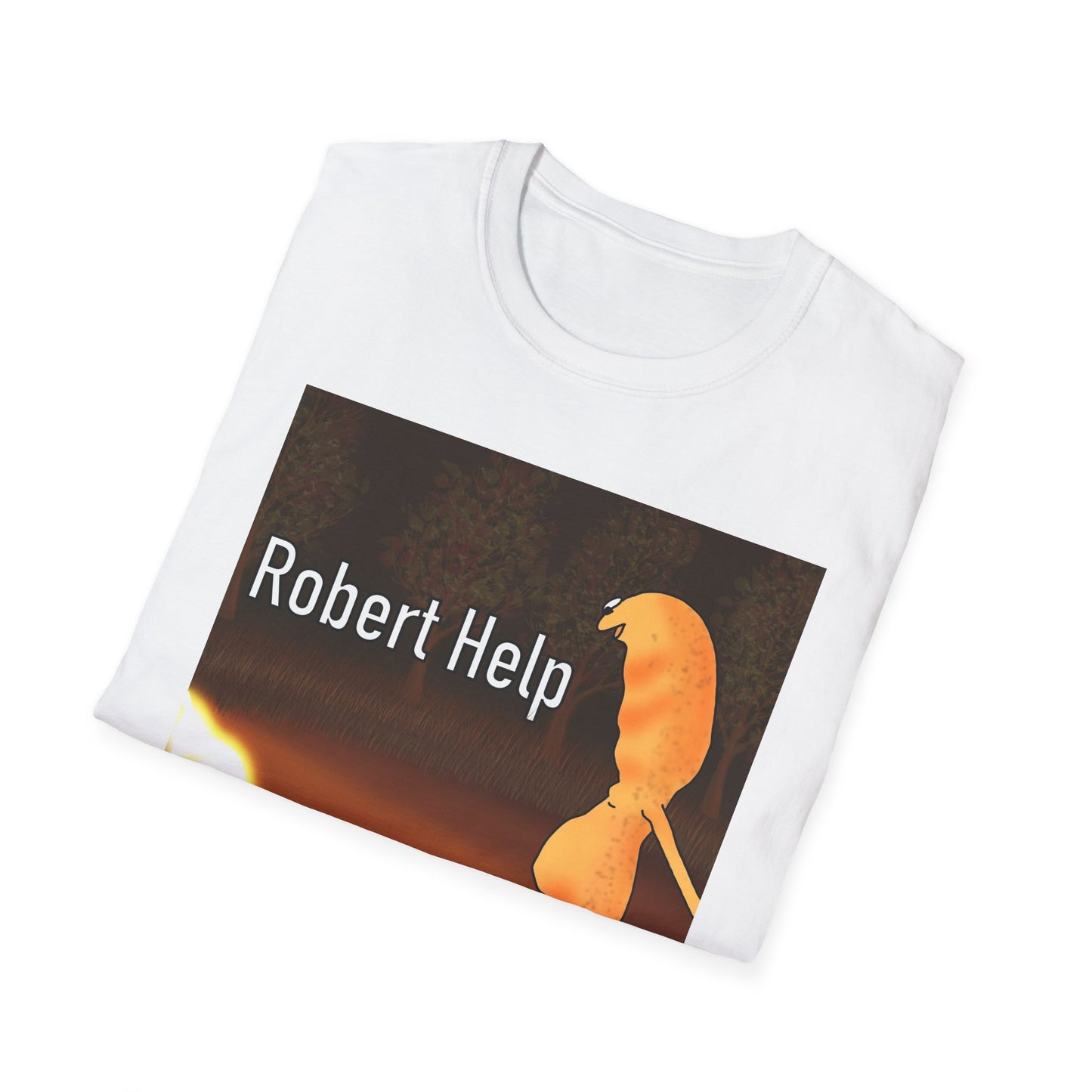 T-Shirt — 'Robert Help’ Marcus Art Graphic Tee