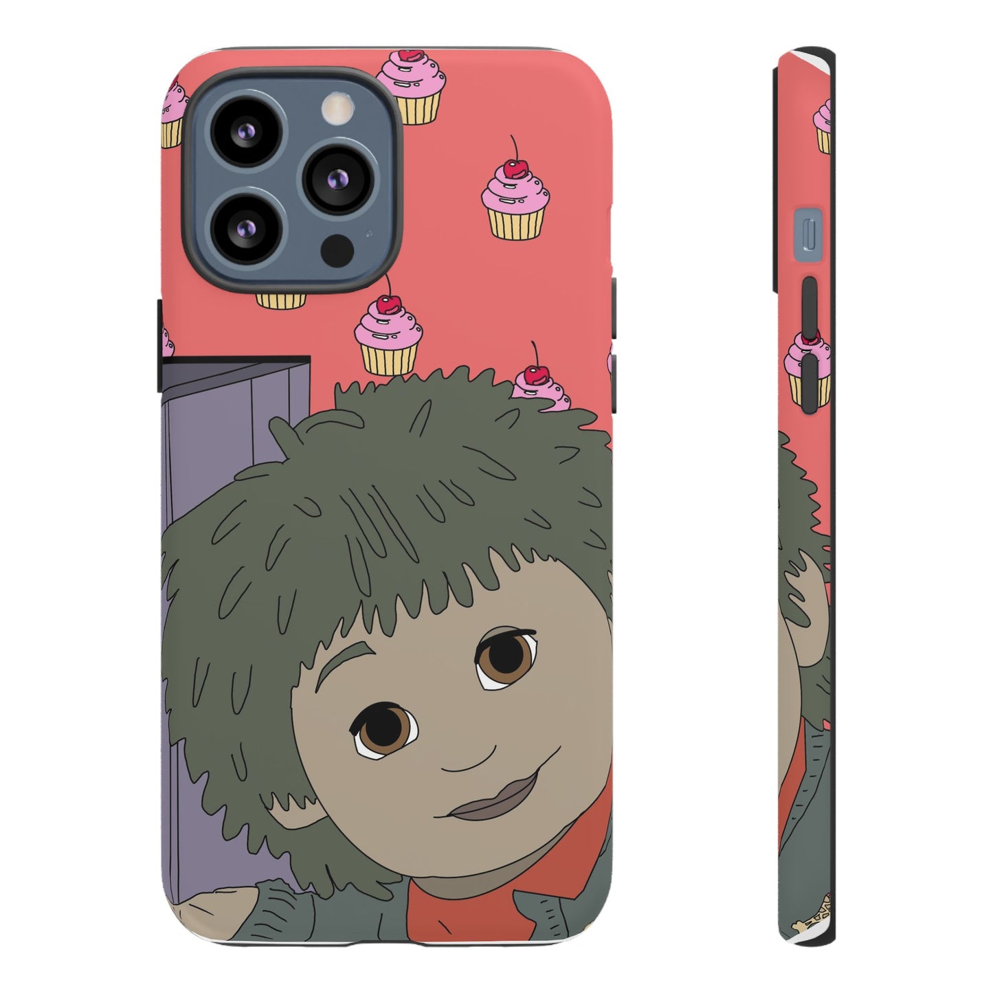 Cute Cupcake Tiny Phone Case — Whimsical Retro Character Protective Cover