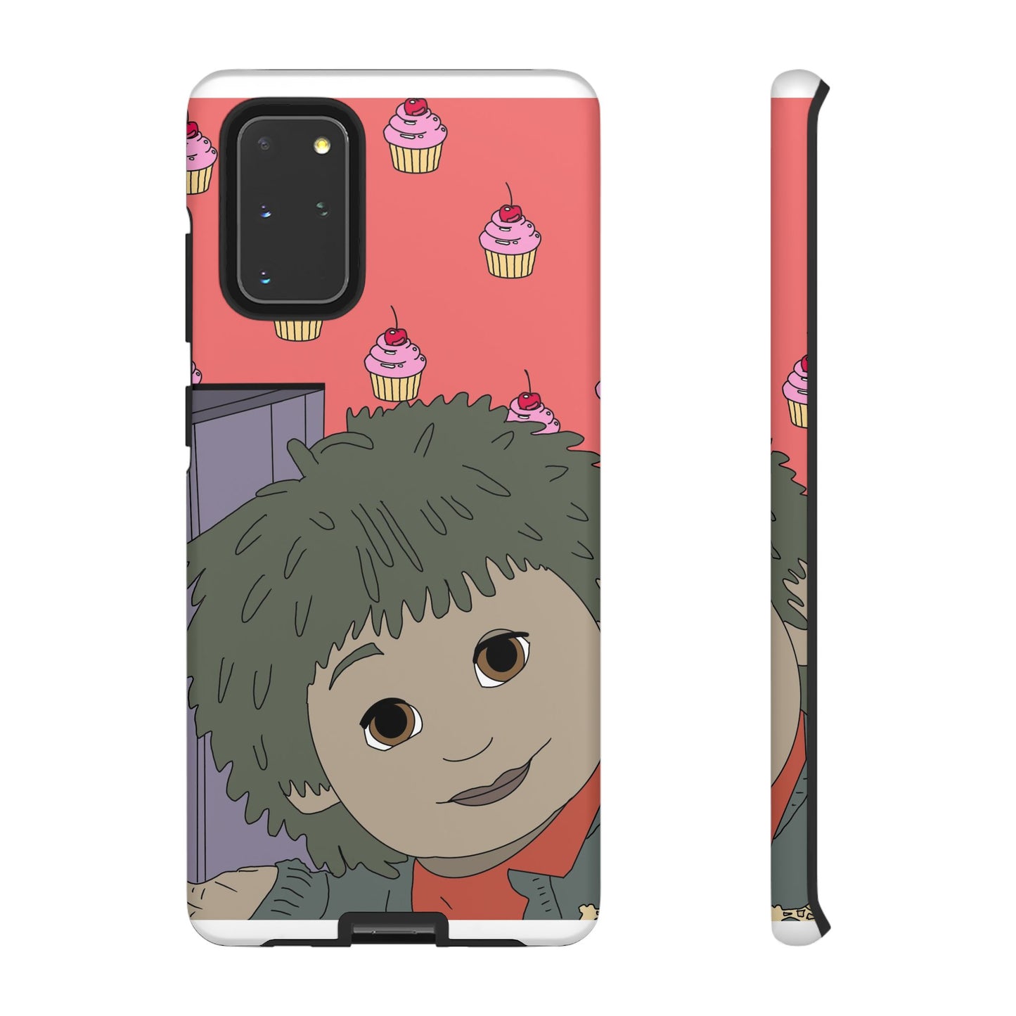 Cute Cupcake Tiny Phone Case — Whimsical Retro Character Protective Cover