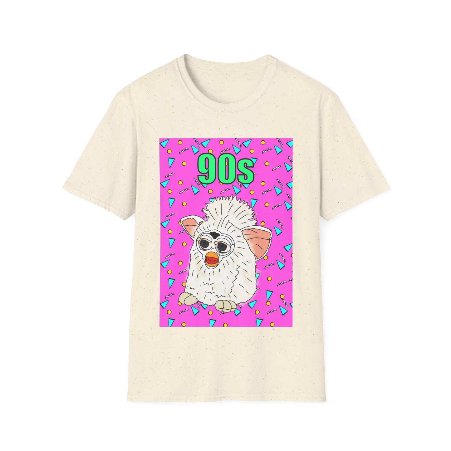 90s Furby Retro T-Shirt — Vintage 90s Neon Toy Graphic Tee