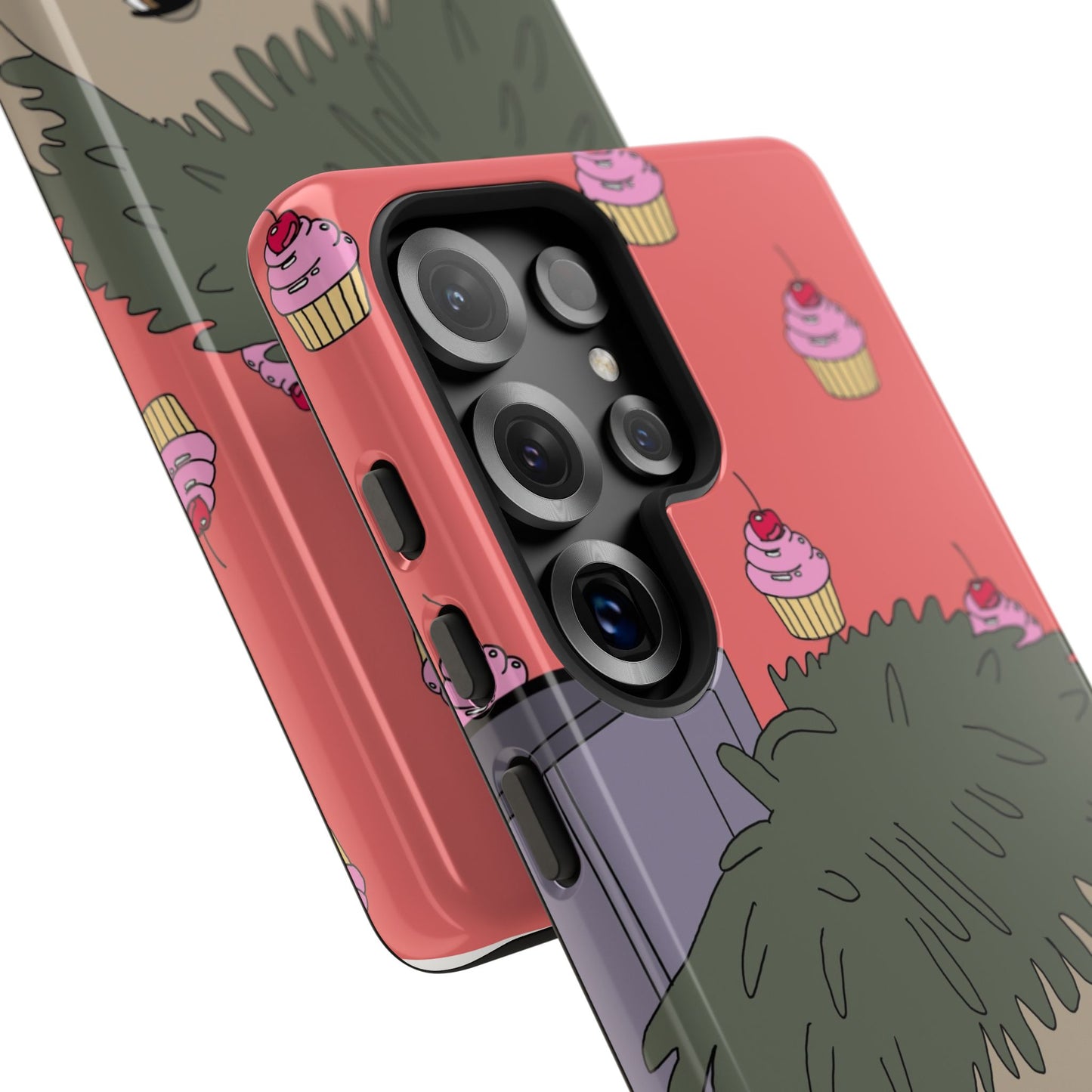 Cute Cupcake Tiny Phone Case — Whimsical Retro Character Protective Cover