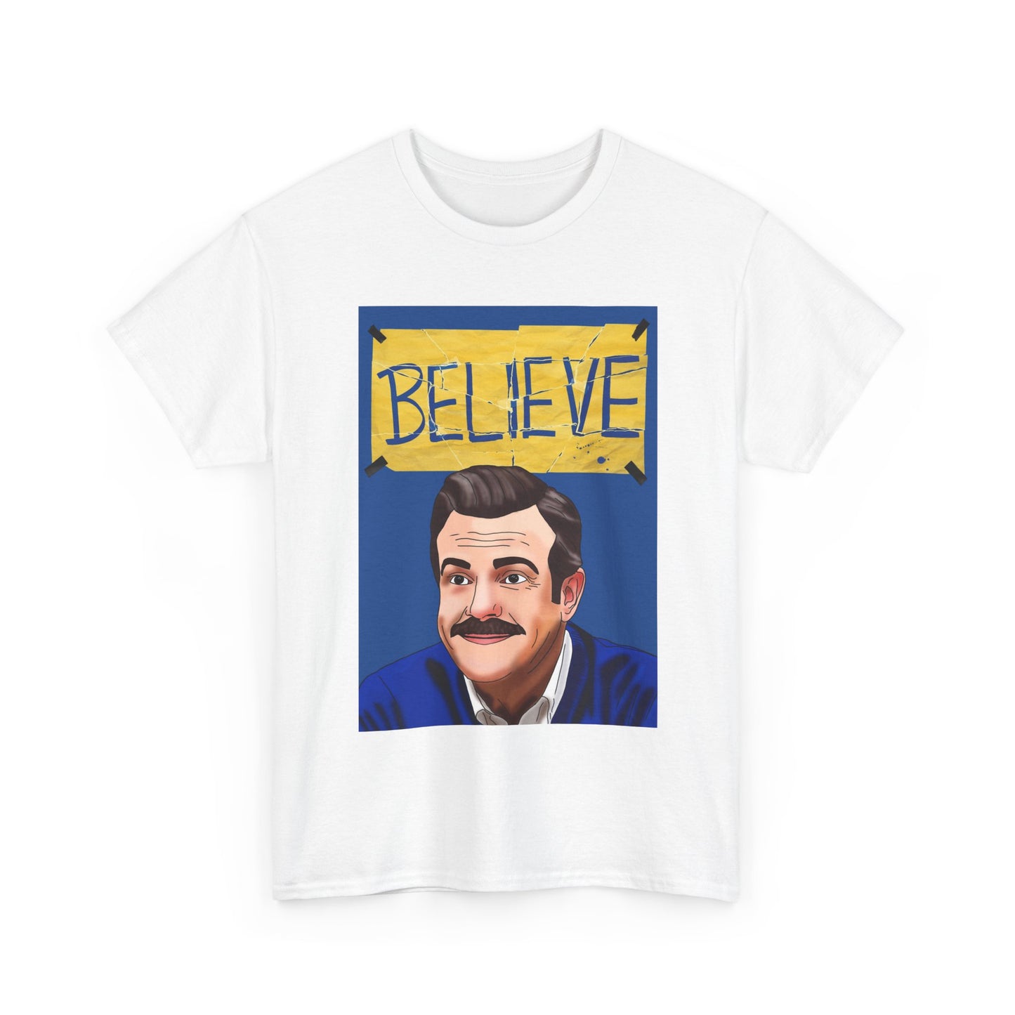 Ted Lasso Believe Portrait T‑Shirt — Inspirational Graphic Tee