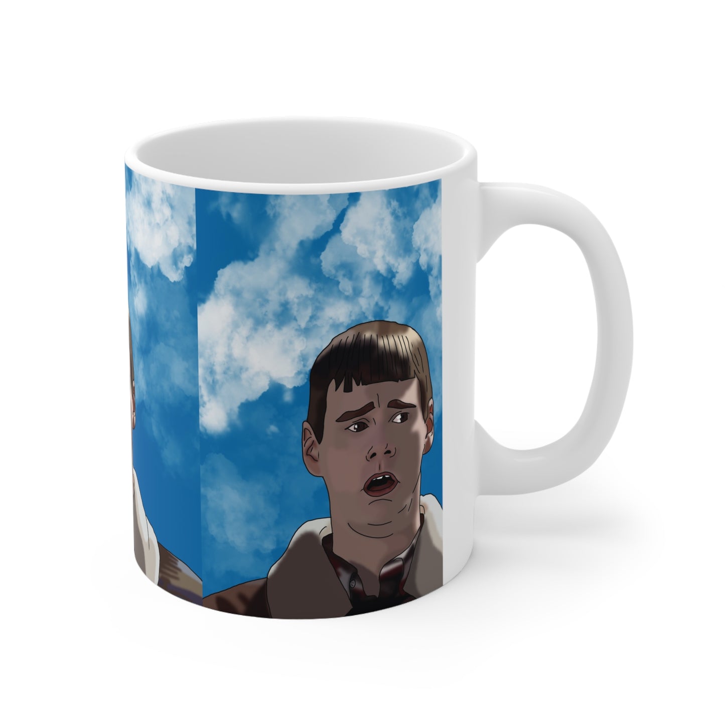 Lloyd Christmas Comedy Movie Mug — Classic Dumb & Dumber Ceramic Coffee Cup