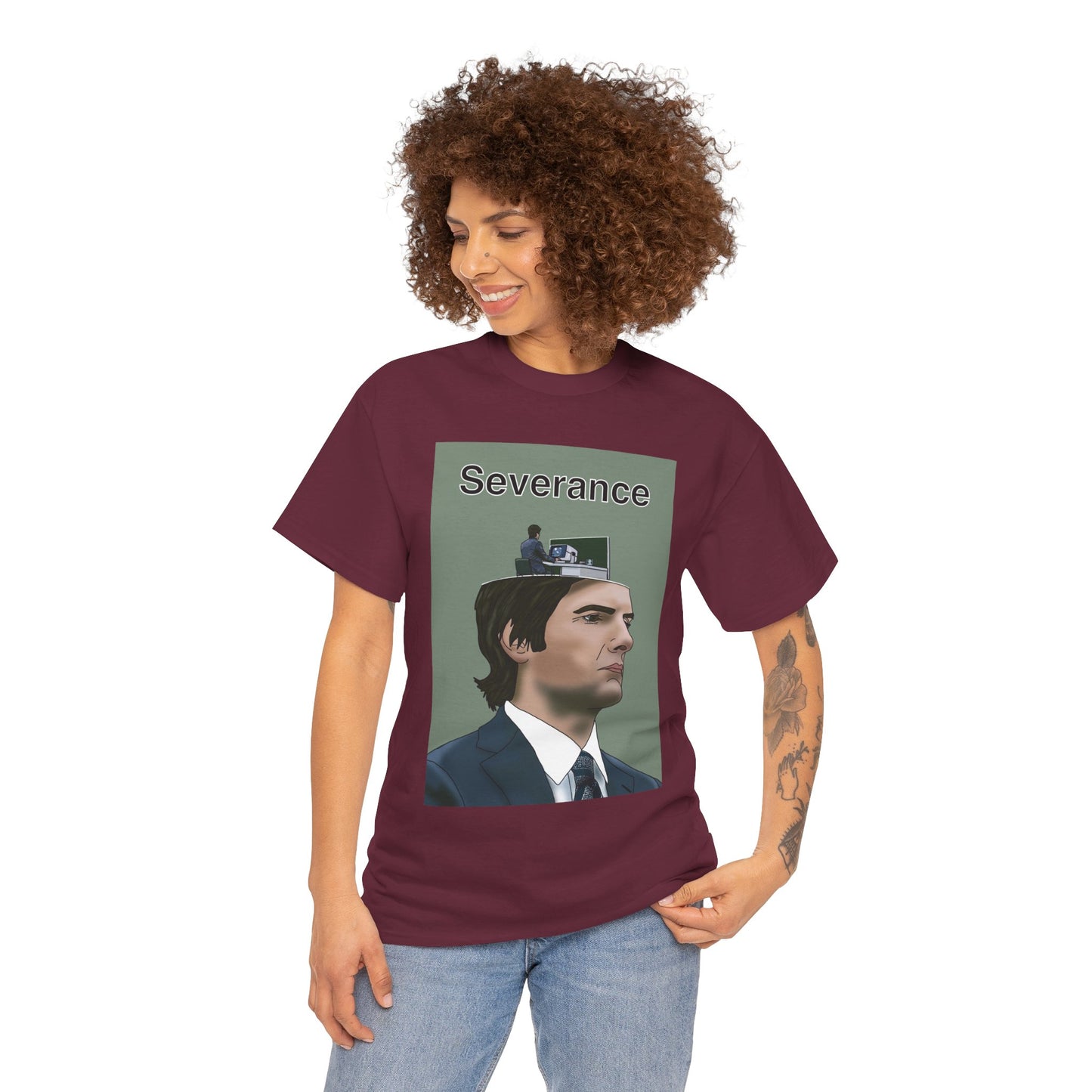 Severance Tee — Minimalist TV-Series Graphic T-Shirt