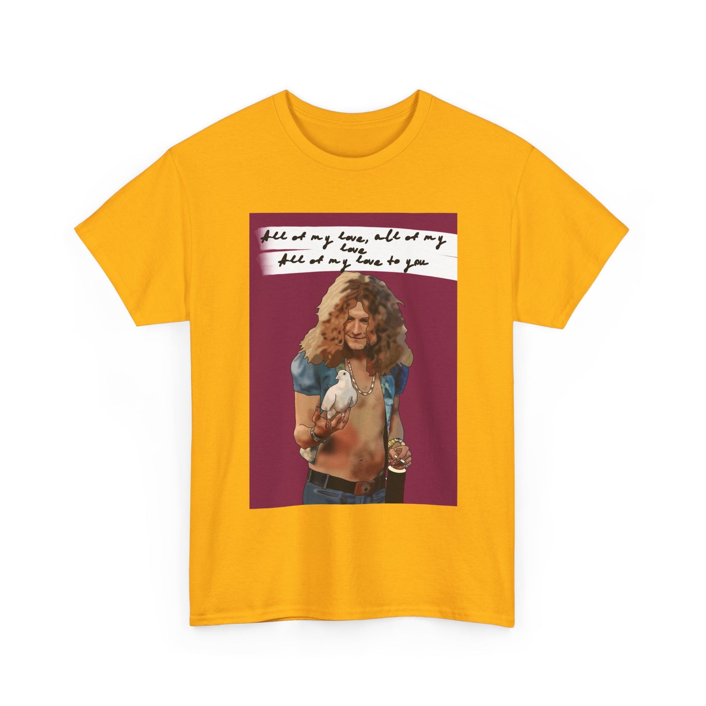 Robert Plant Led Zeppelin lyrics t shirt