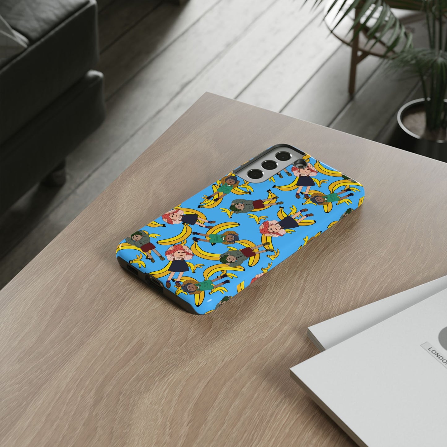 Banana Tots Pattern Phone Case — Cute Cartoon Phone Cover
