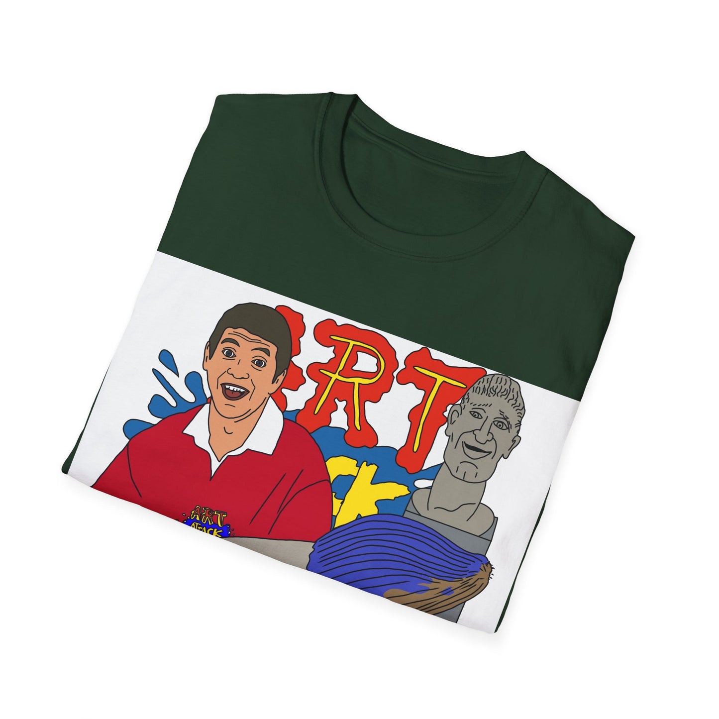 Art Attack 90s T-Shirt — Funny Graphic Tee