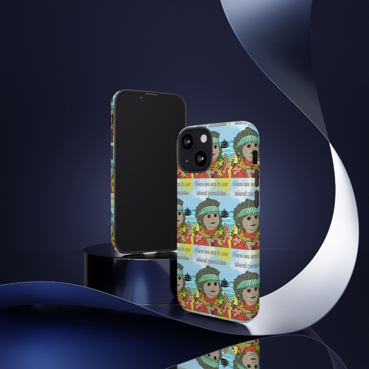 Phone Case Paradoise "here we are in our island paradise"
