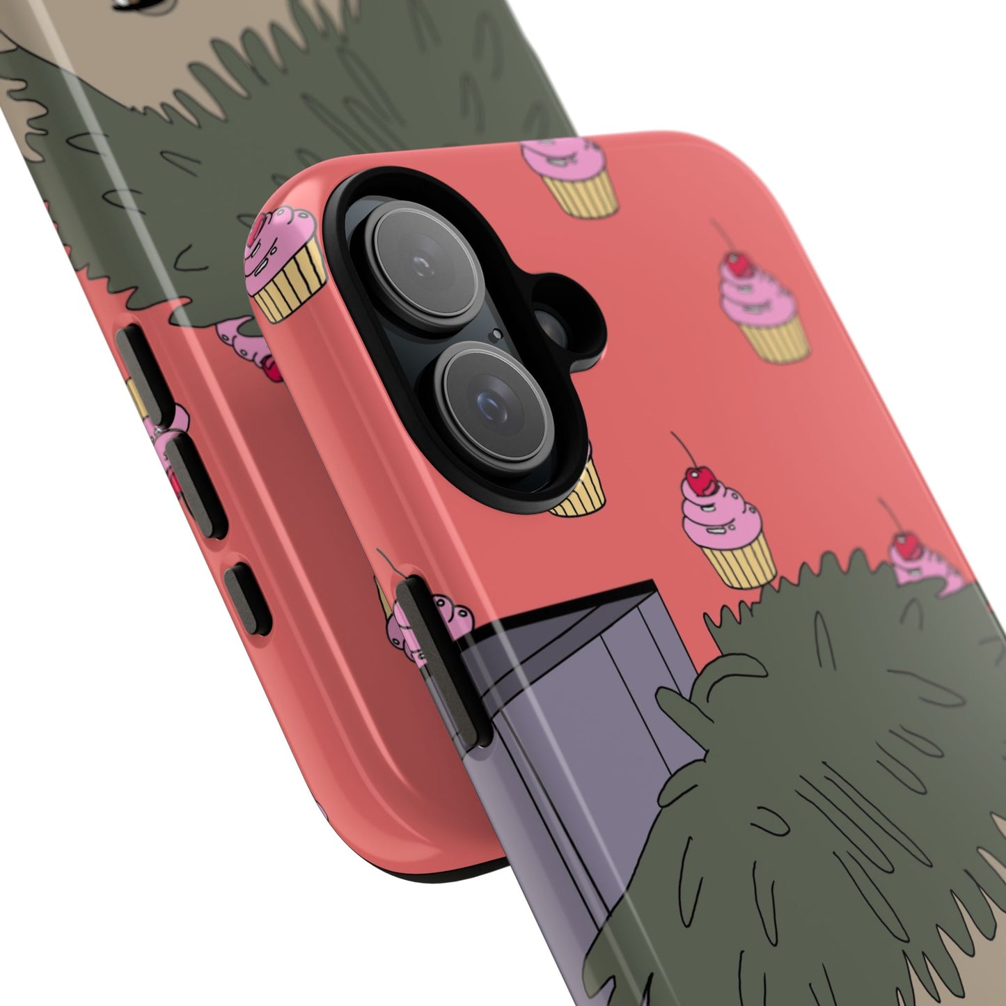 Cute Cupcake Tiny Phone Case — Whimsical Retro Character Protective Cover