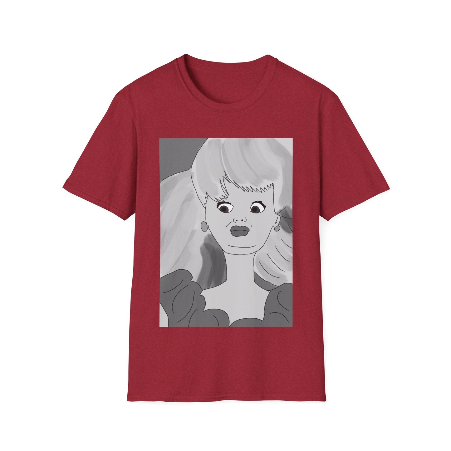 EWWW T-Shirt — Retro Pop Art Doll Portrait Graphic Tee