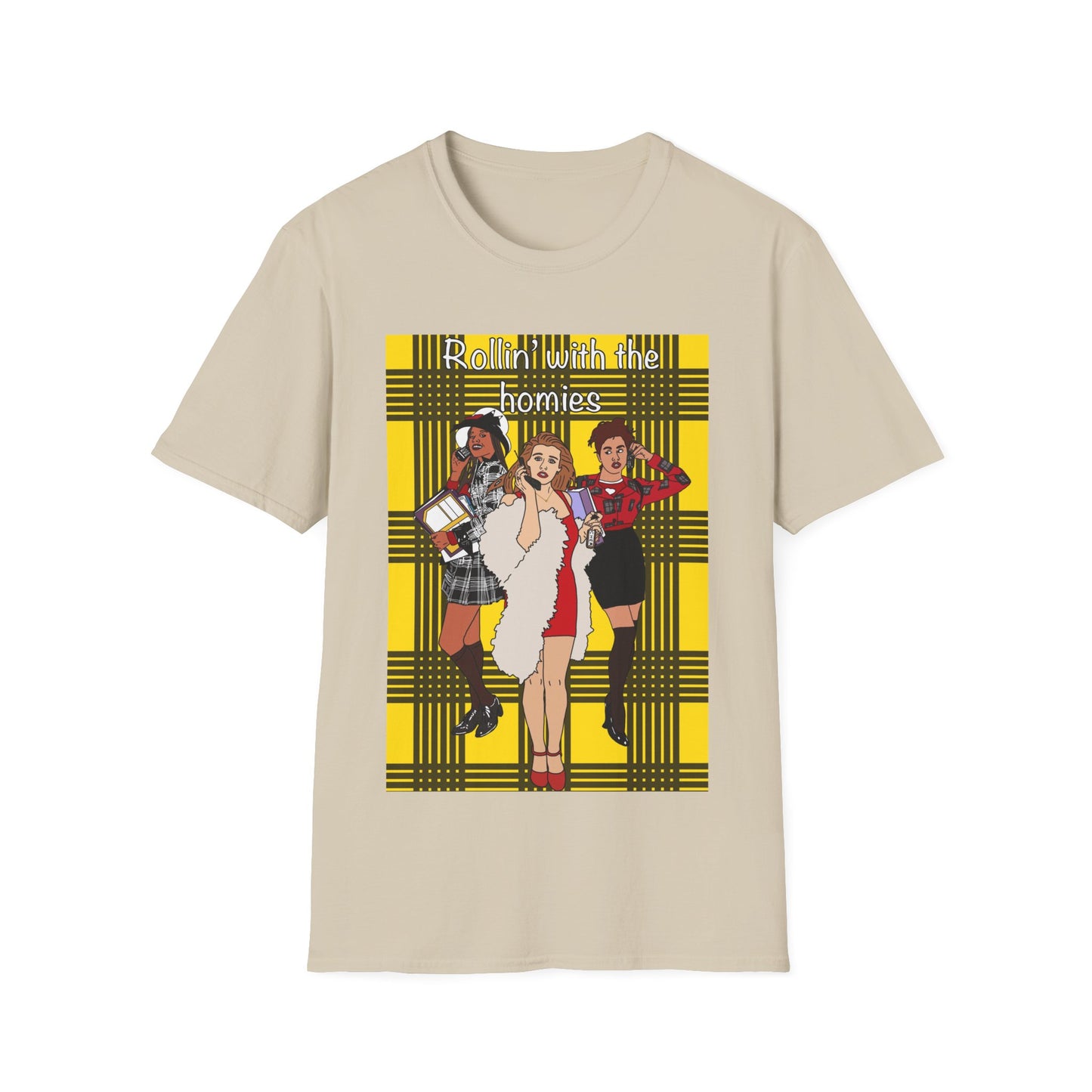 90s Clueless Graphic T-Shirt — ‘Clueless’ Plaid Inspired Retro Femme Tee