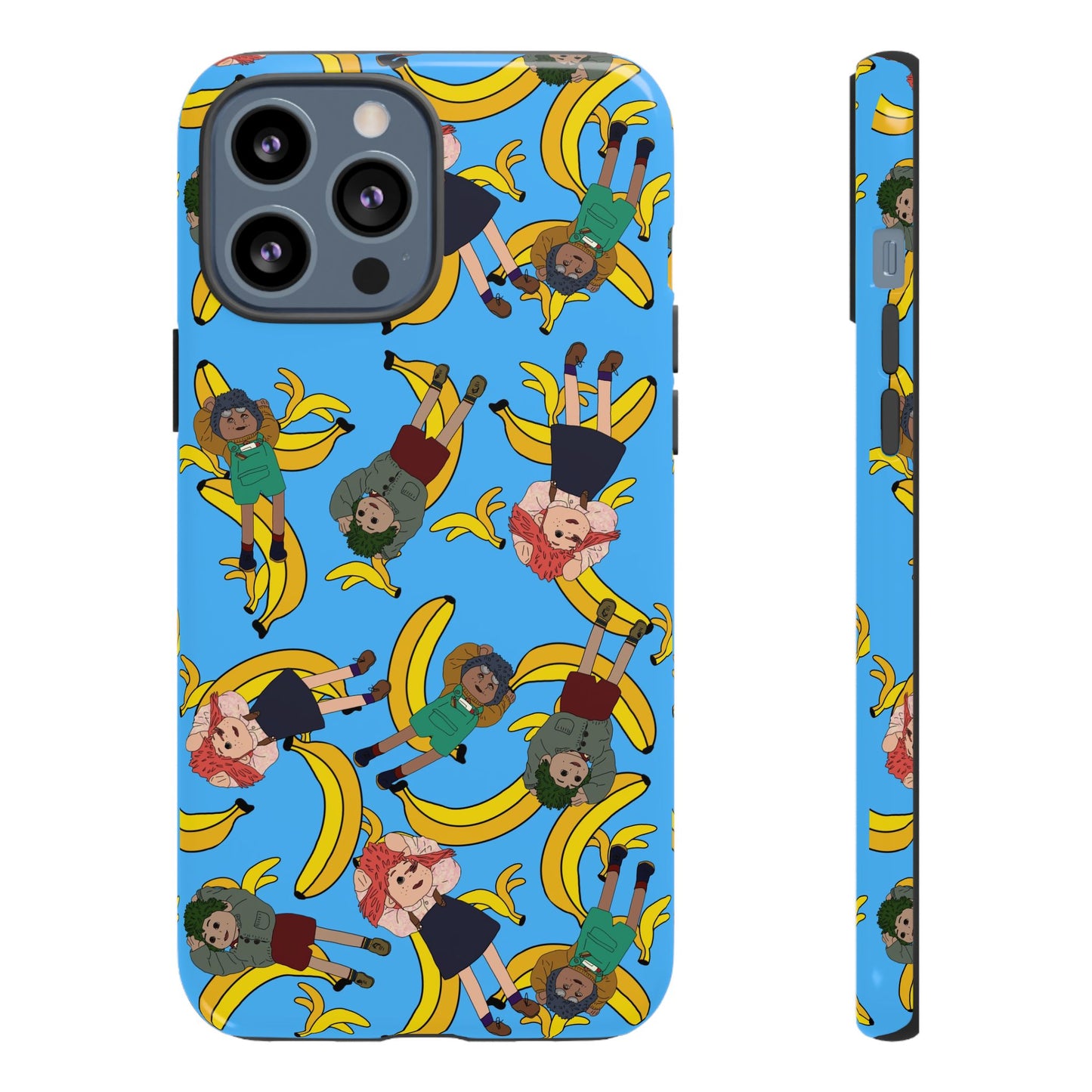 Banana Tots Pattern Phone Case — Cute Cartoon Phone Cover