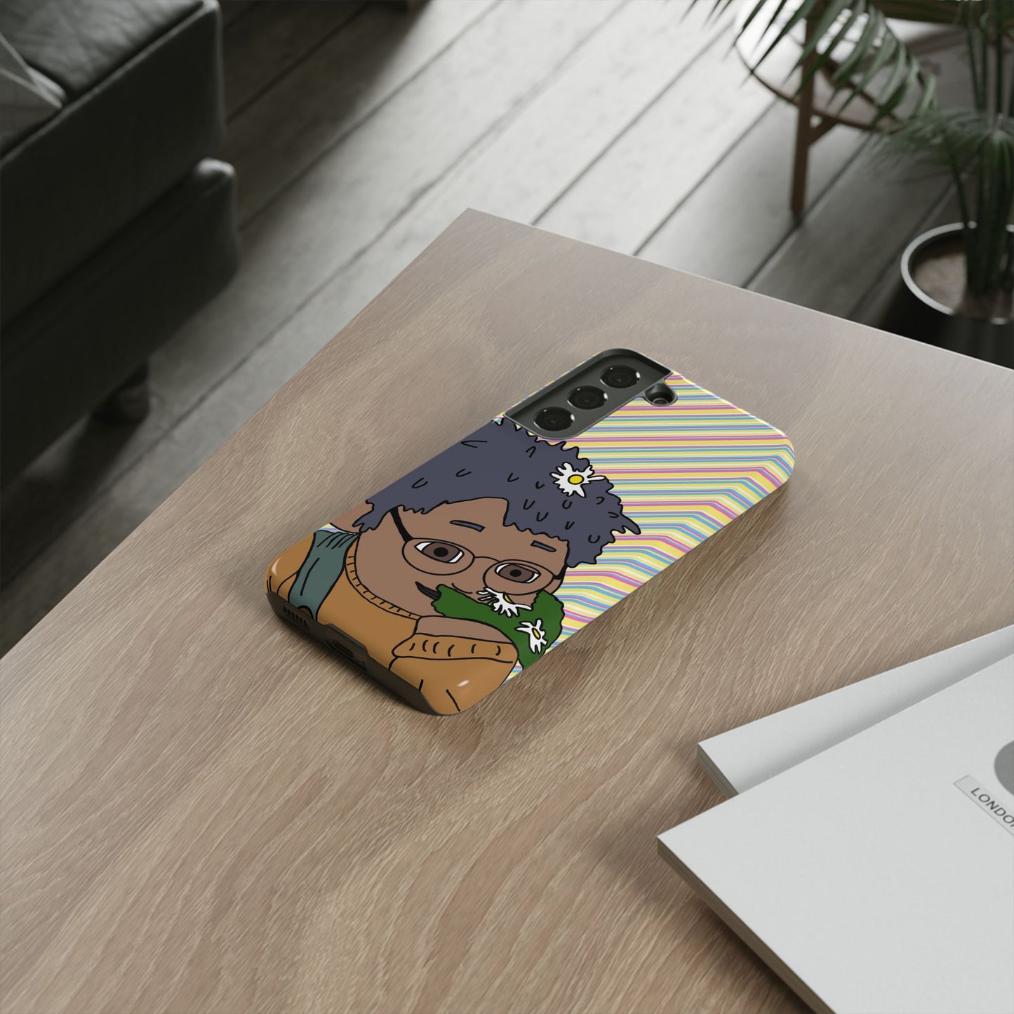 Cute Flowers Tom Phone Case —