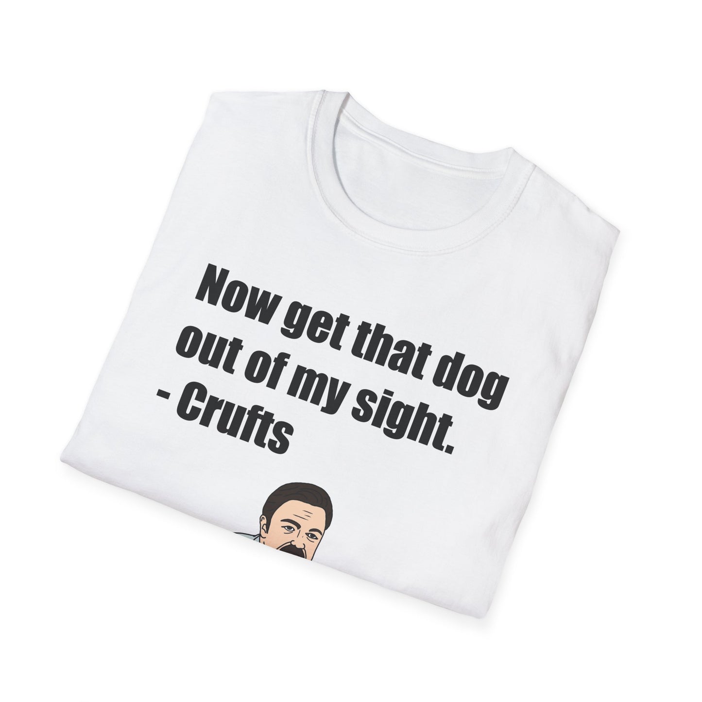 David Brent The Office T-Shirt — "Now get that dog out of my sight. - Crufts" Funny Meme Tee