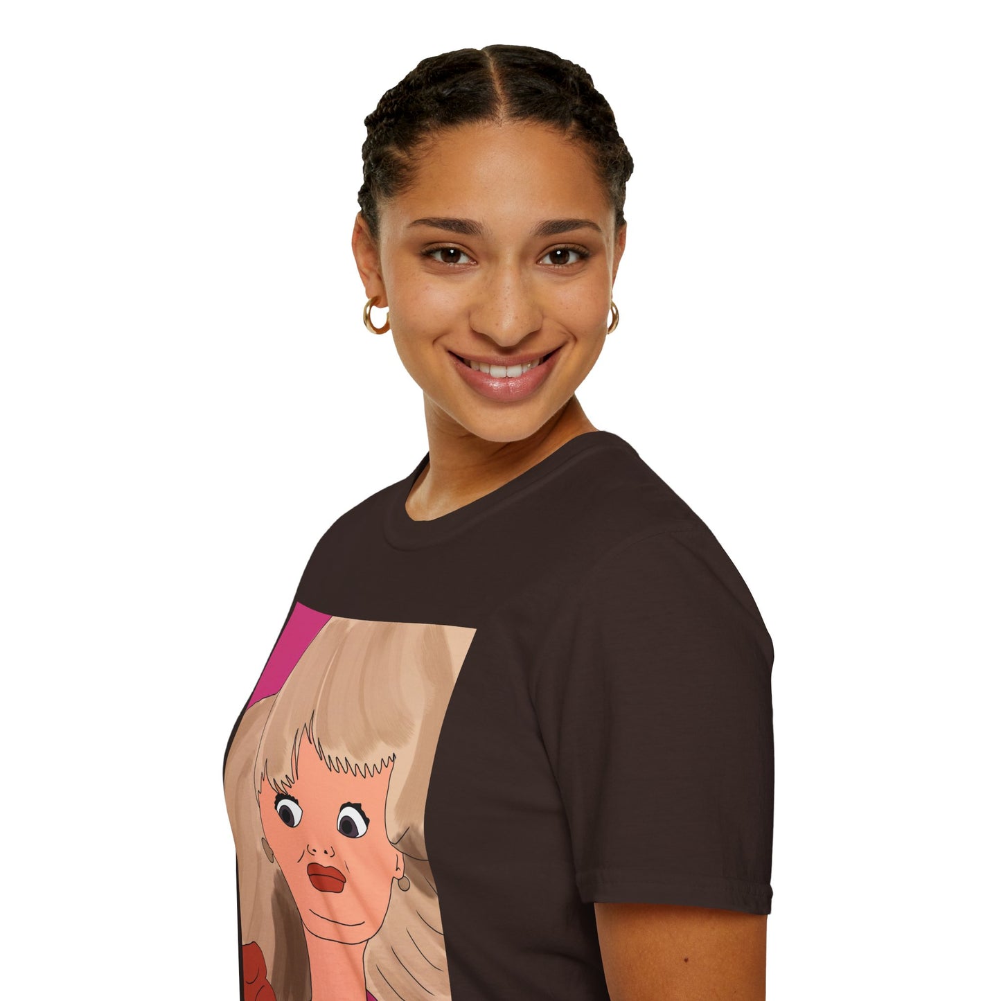 Ewww Retro Pop Art Doll Portrait T-Shirt