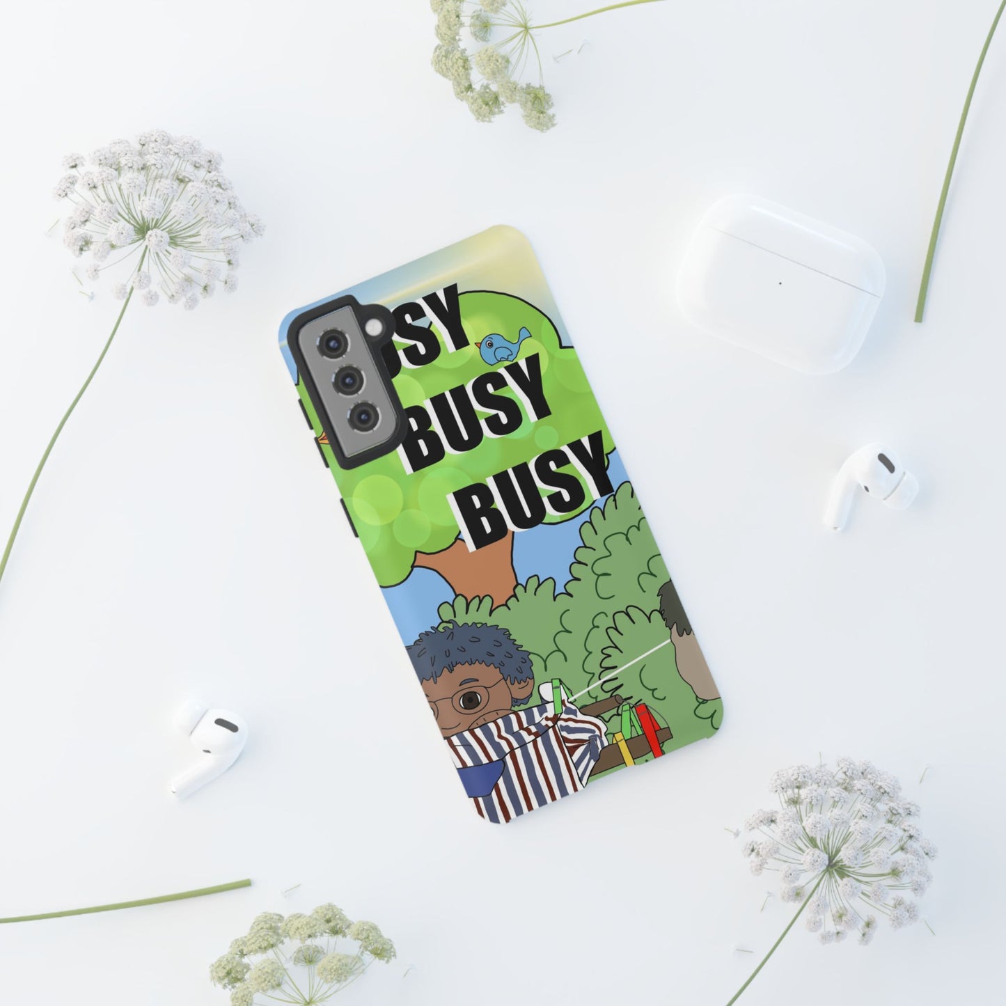 Phone Case — "Busy Busy Busy"