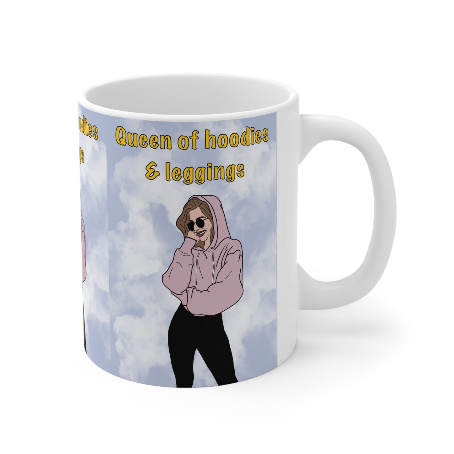 Leggings & Hoodie Queen | Funny Mug | More Jam