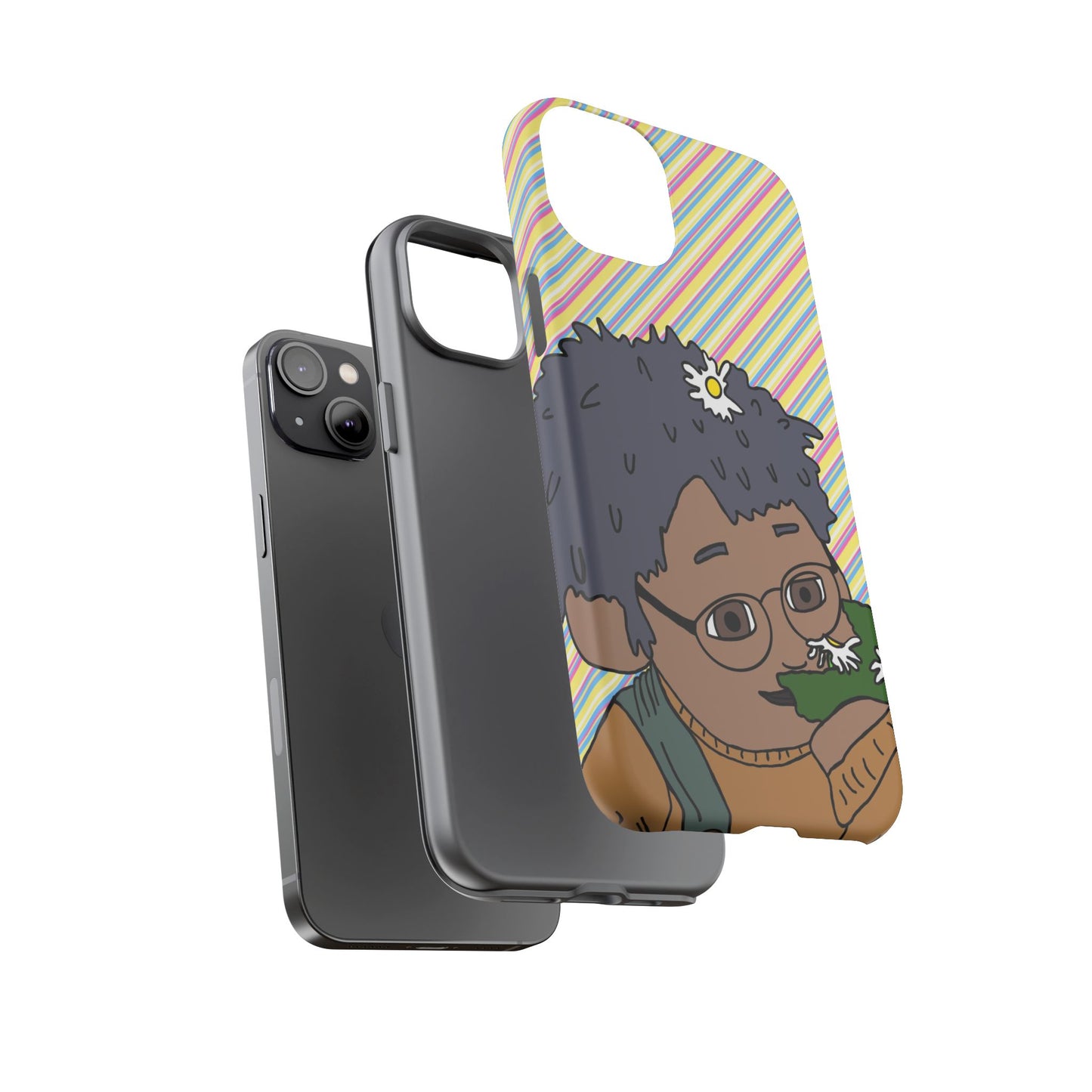 Cute Flowers Tom Phone Case —