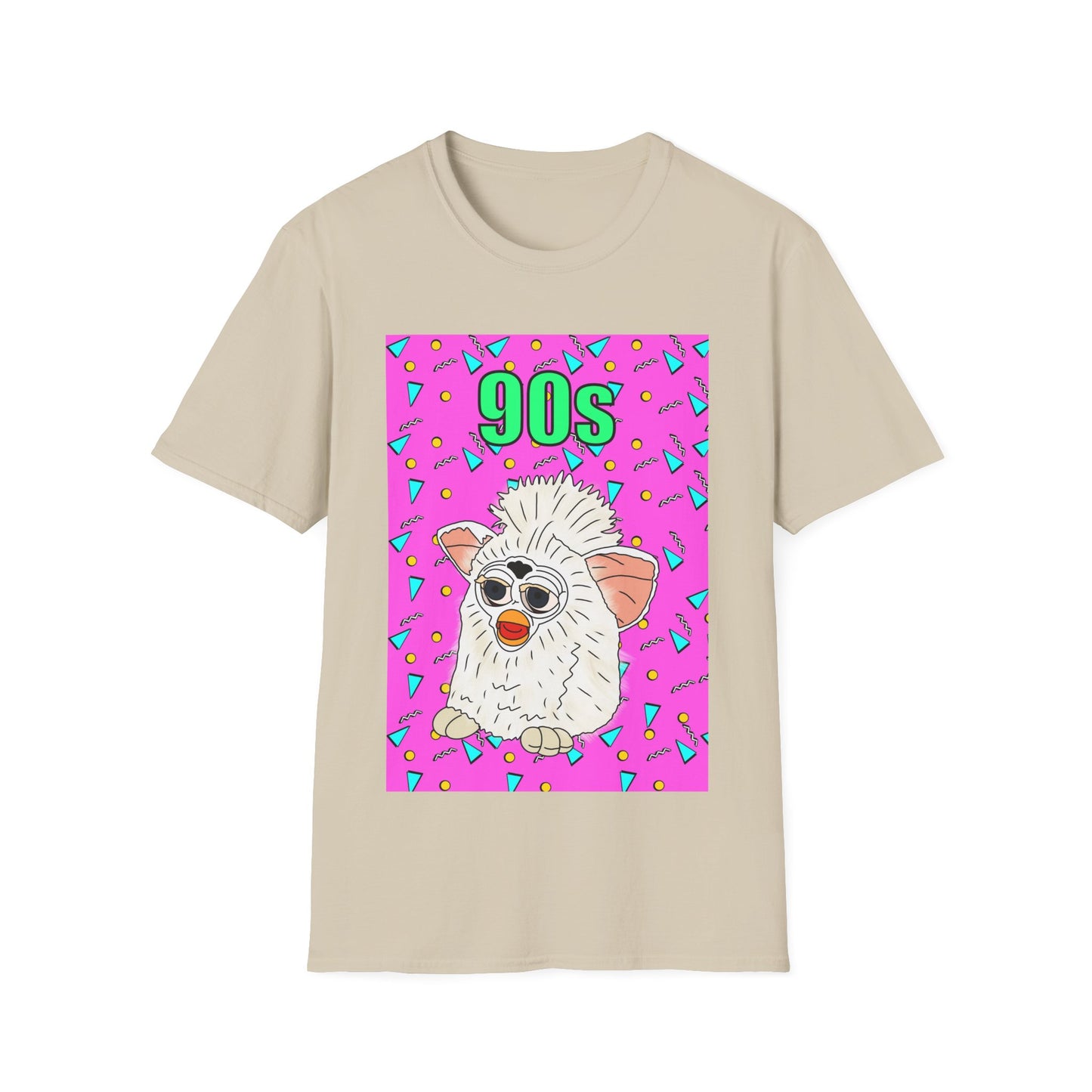 90s Furby Retro T-Shirt — Vintage 90s Neon Toy Graphic Tee