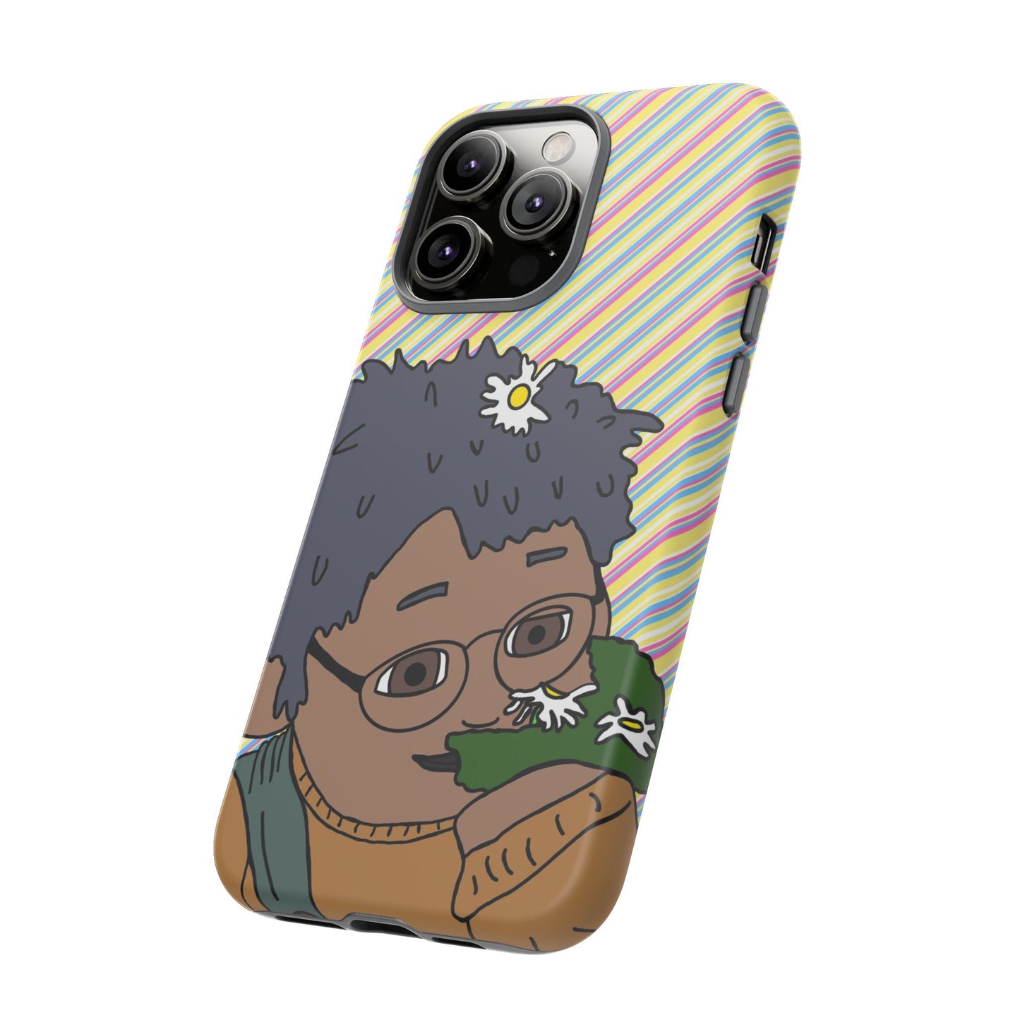 Cute Flowers Tom Phone Case —