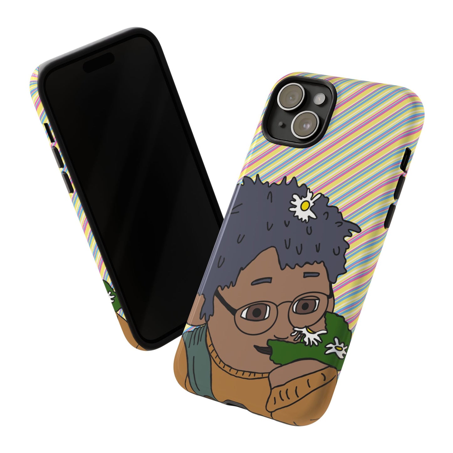 Cute Flowers Tom Phone Case —