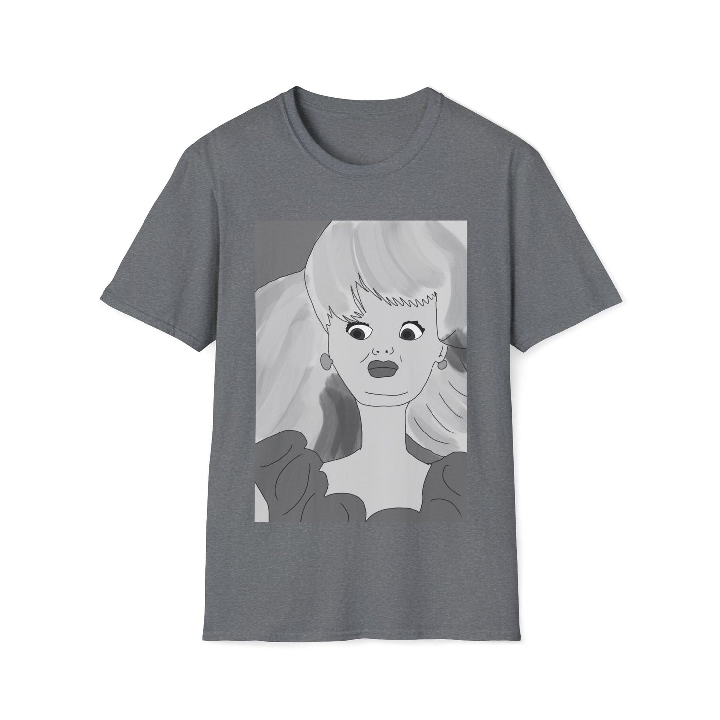 EWWW T-Shirt — Retro Pop Art Doll Portrait Graphic Tee
