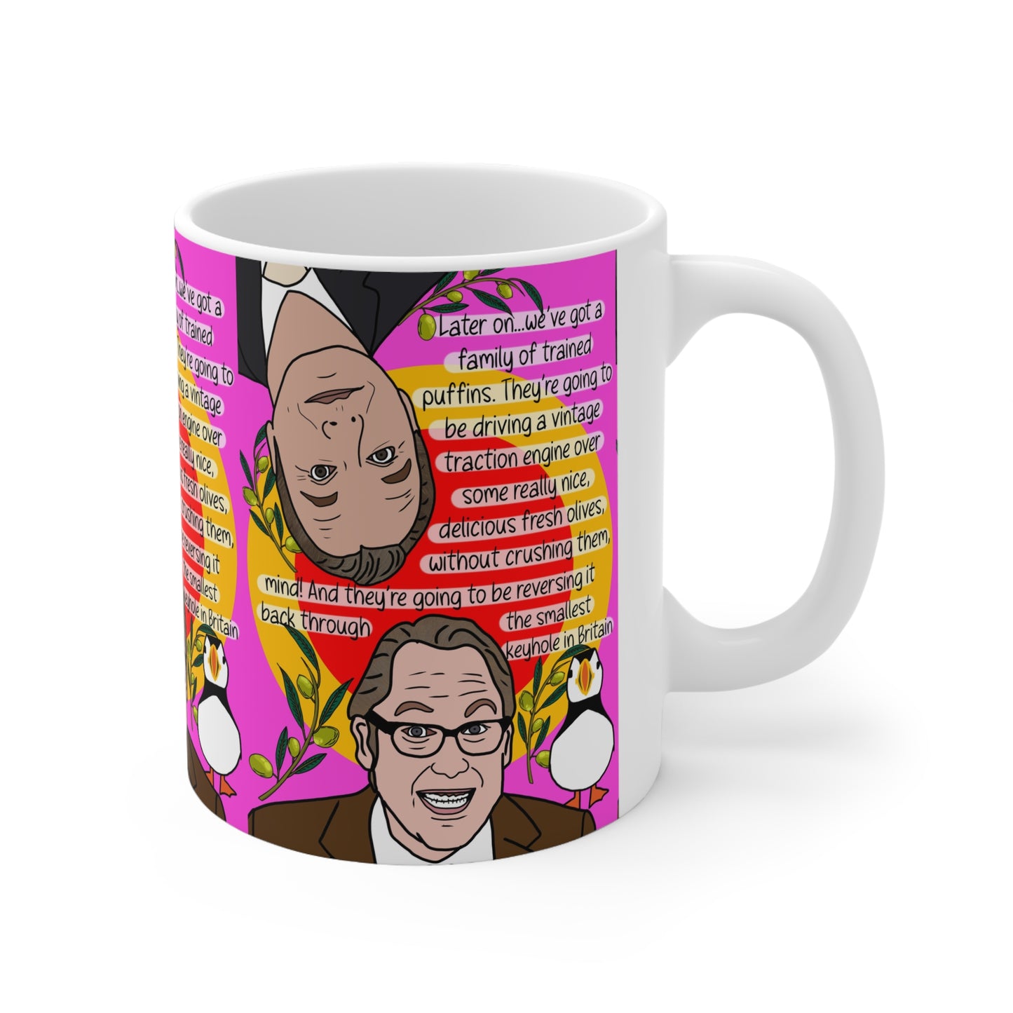 A Family Of Well Trained Puffins... | Shooting Stars Mug | More Jam
