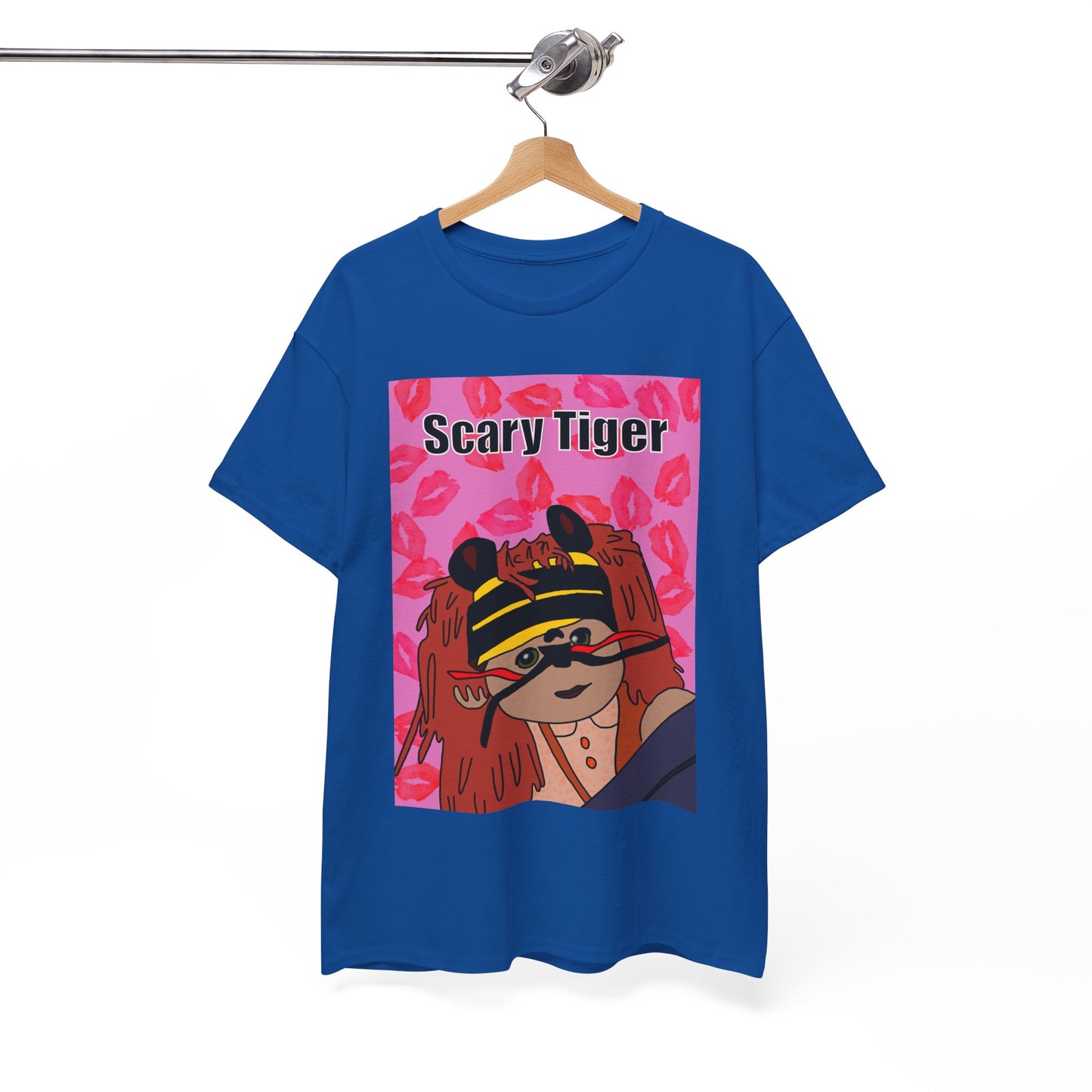 Limited Edition Valentines Day Scary Tiger Graphic Tee