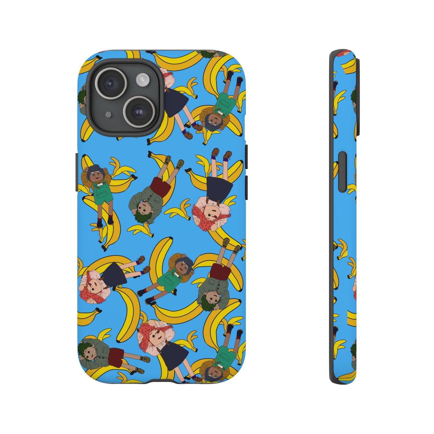 Banana Tots Pattern Phone Case — Cute Cartoon Phone Cover