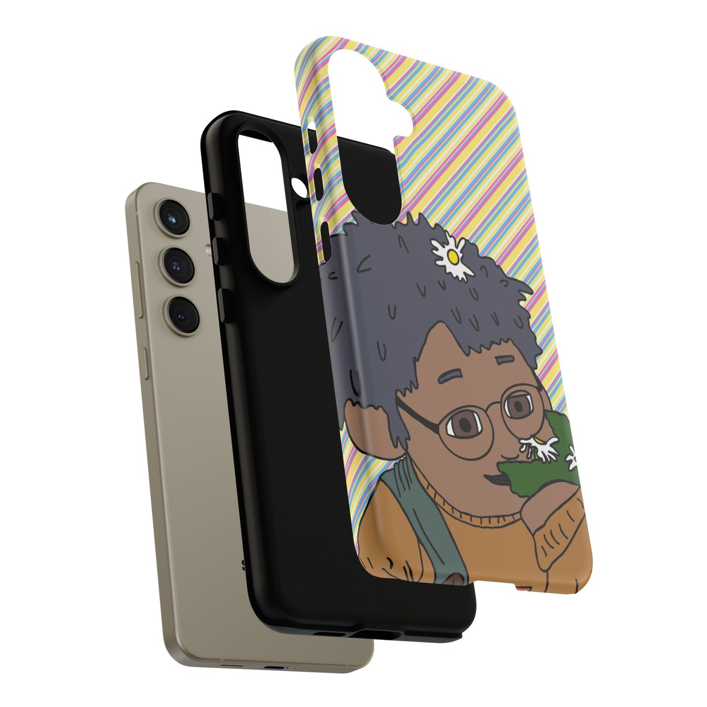 Cute Flowers Tom Phone Case —